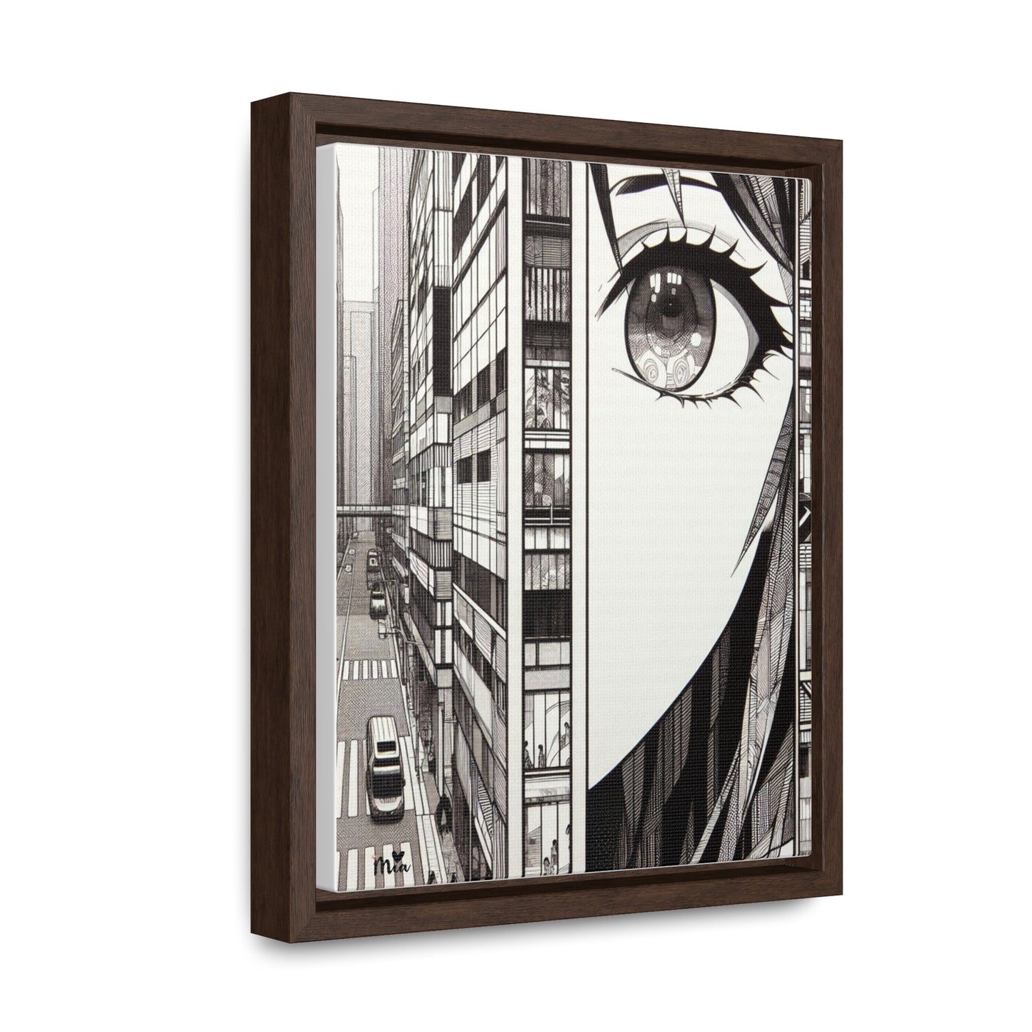 Mia Gallery Canvas Wraps, Vertical Frame