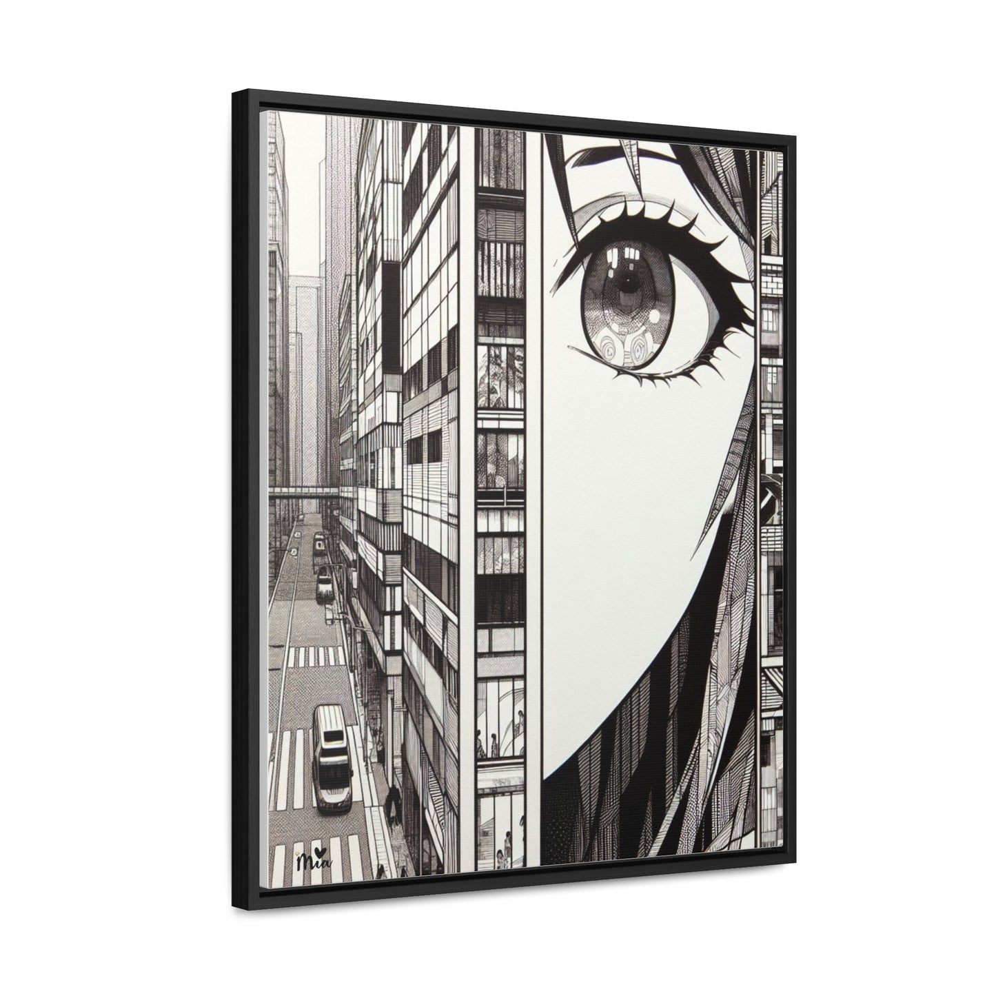 Mia Gallery Canvas Wraps, Vertical Frame