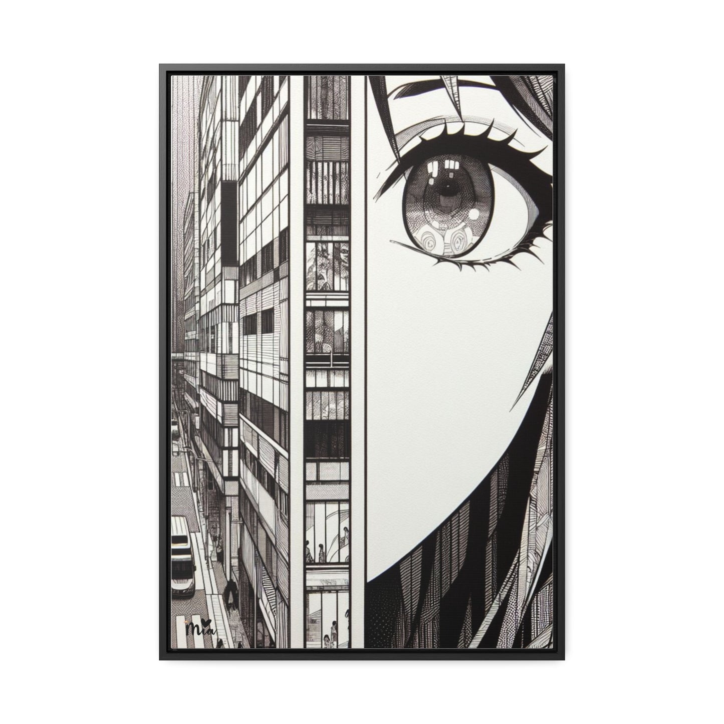 Mia Gallery Canvas Wraps, Vertical Frame