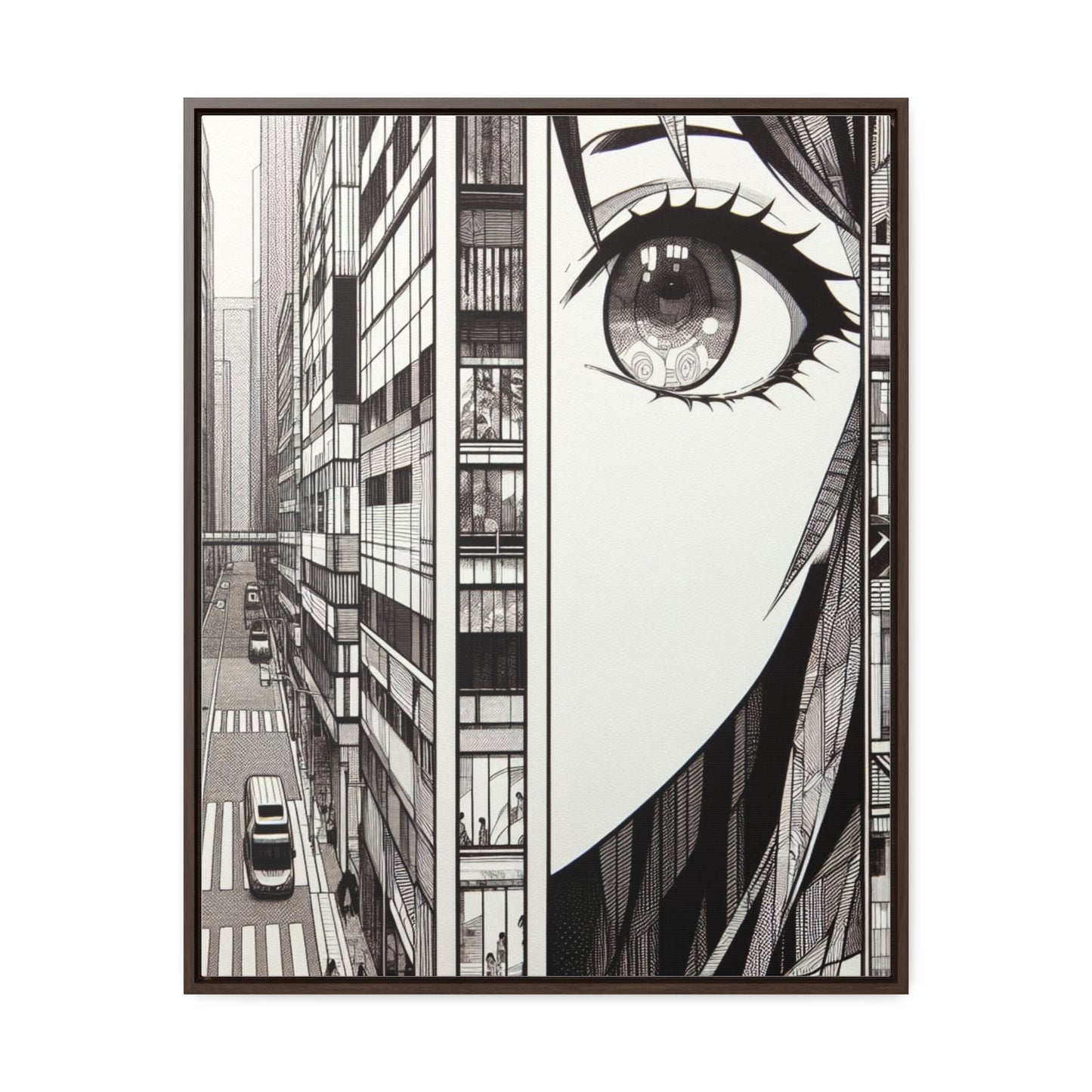 Mia Gallery Canvas Wraps, Vertical Frame