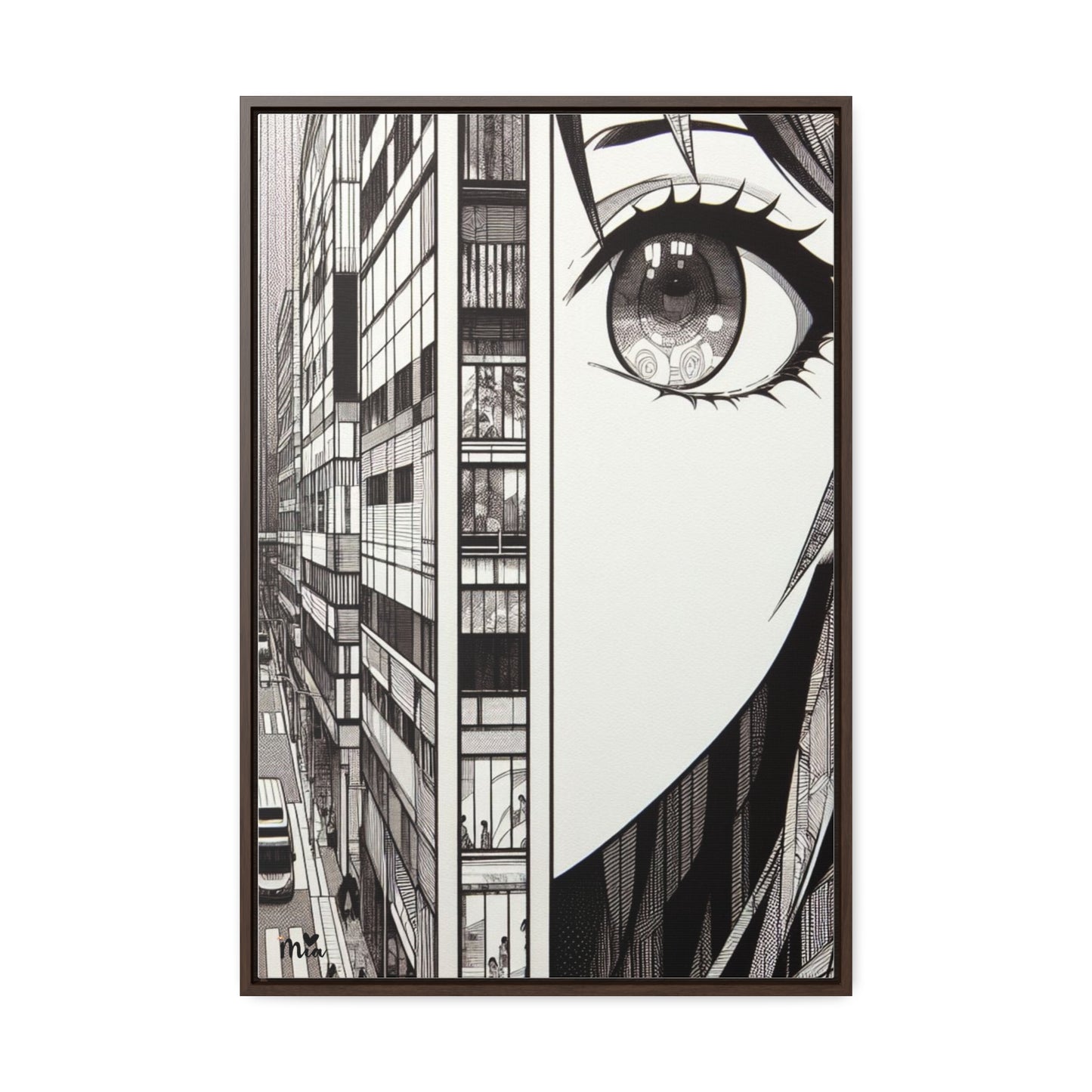 Mia Gallery Canvas Wraps, Vertical Frame