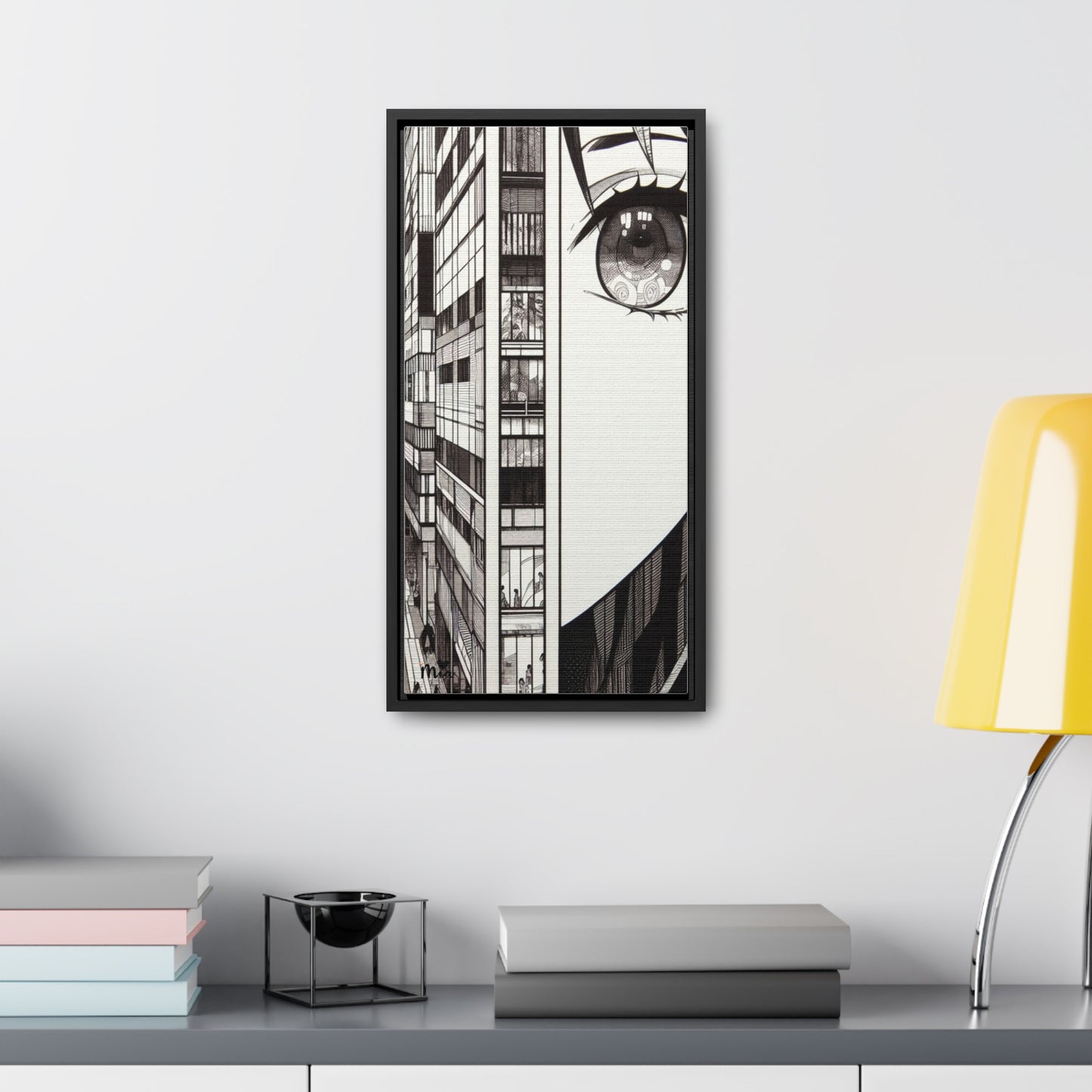 Mia Gallery Canvas Wraps, Vertical Frame