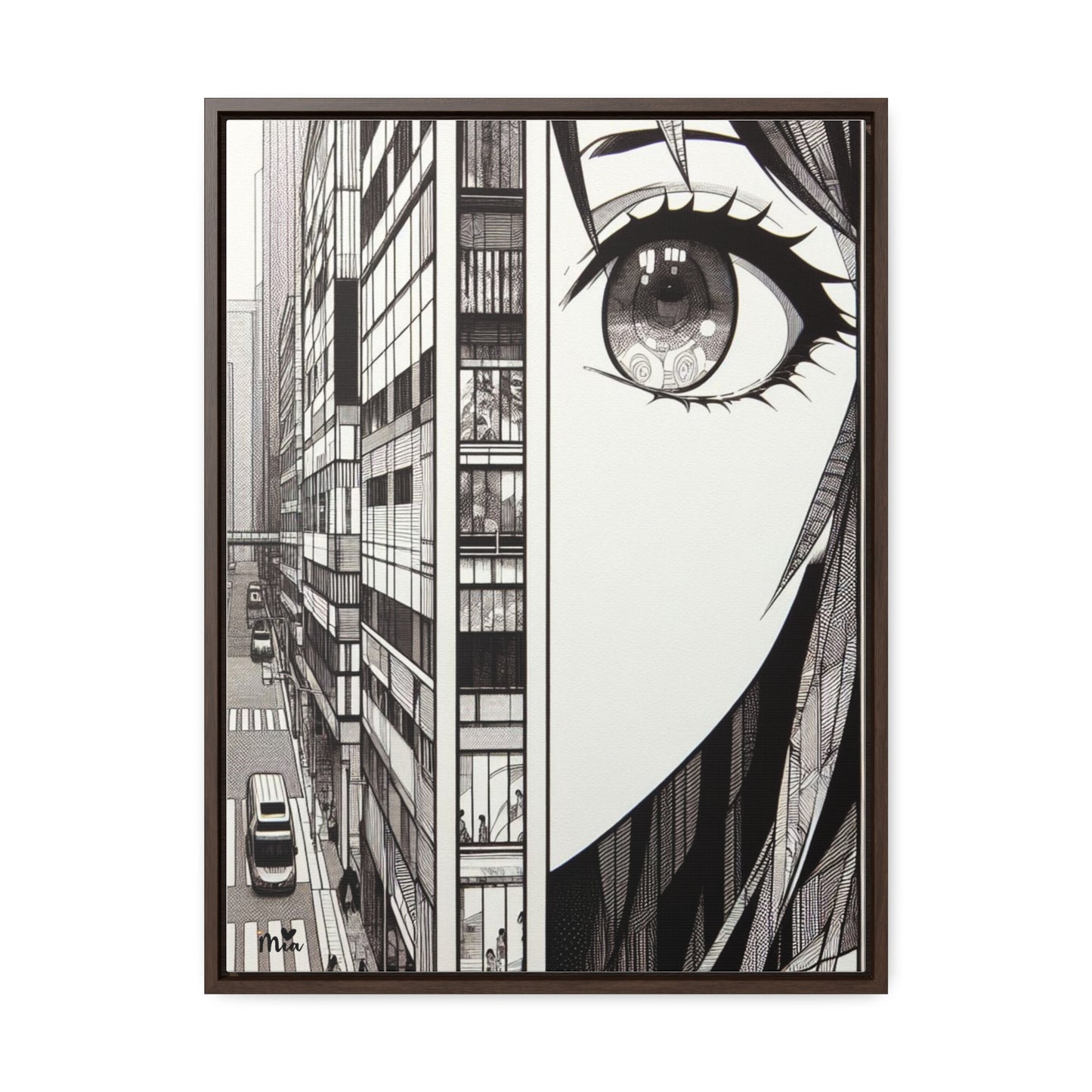 Mia Gallery Canvas Wraps, Vertical Frame