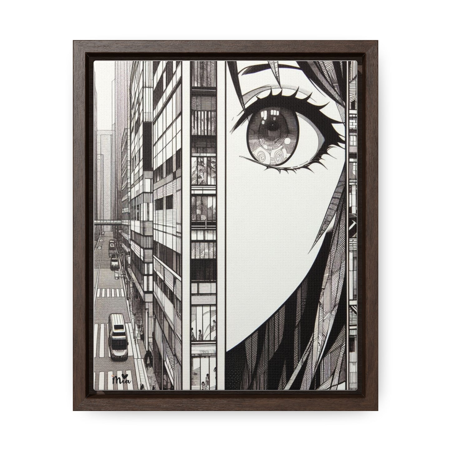 Mia Gallery Canvas Wraps, Vertical Frame