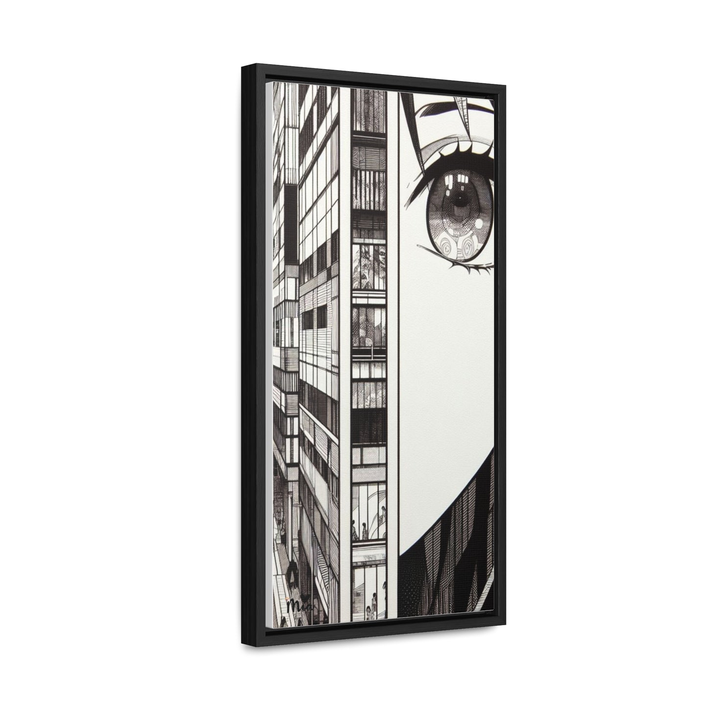 Mia Gallery Canvas Wraps, Vertical Frame