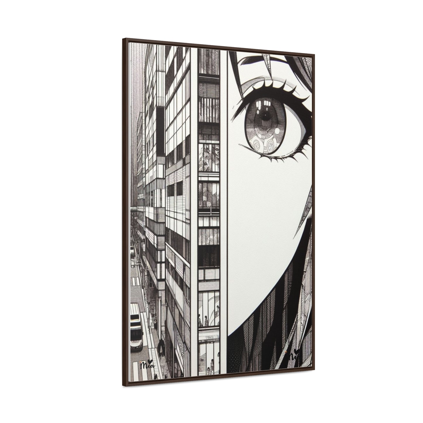 Mia Gallery Canvas Wraps, Vertical Frame