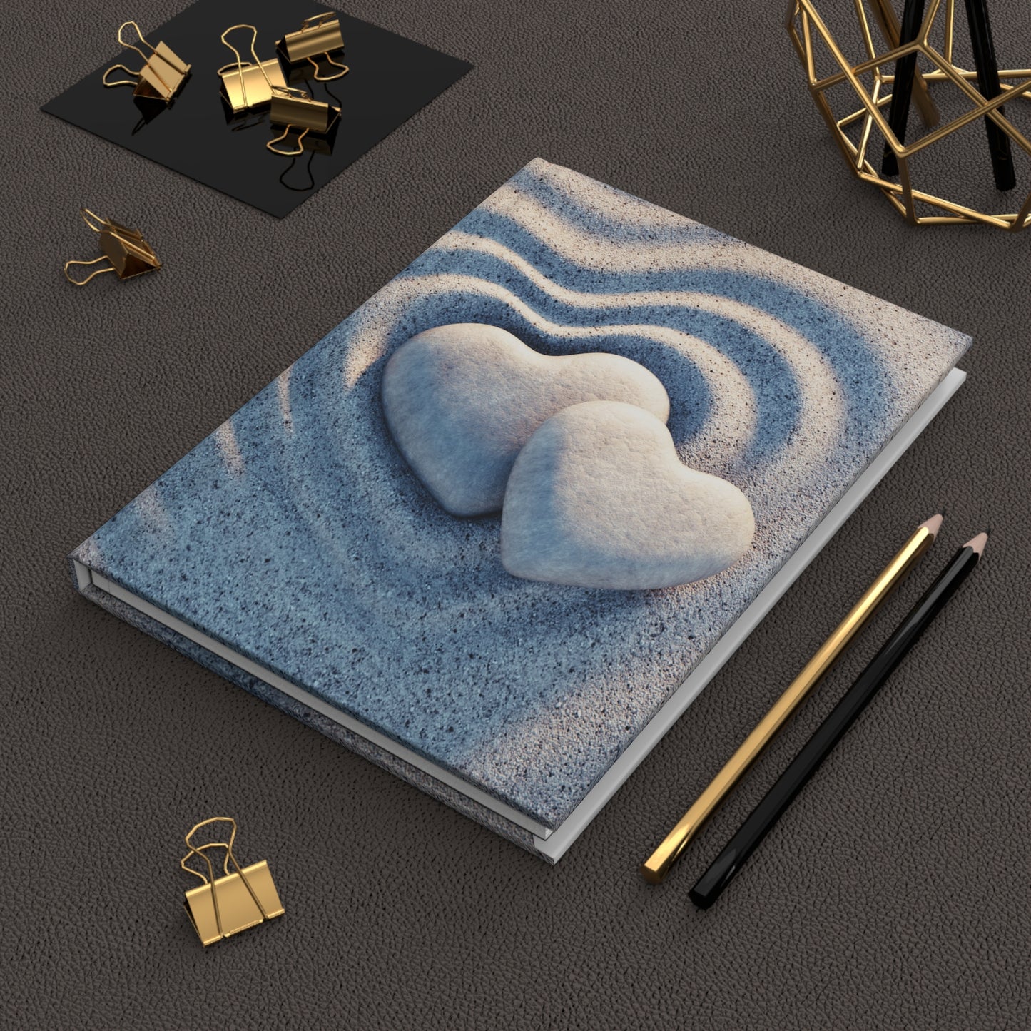 Serene Heart Hardcover Journal - Inspirational Note-taking for Mindfulness and Reflection