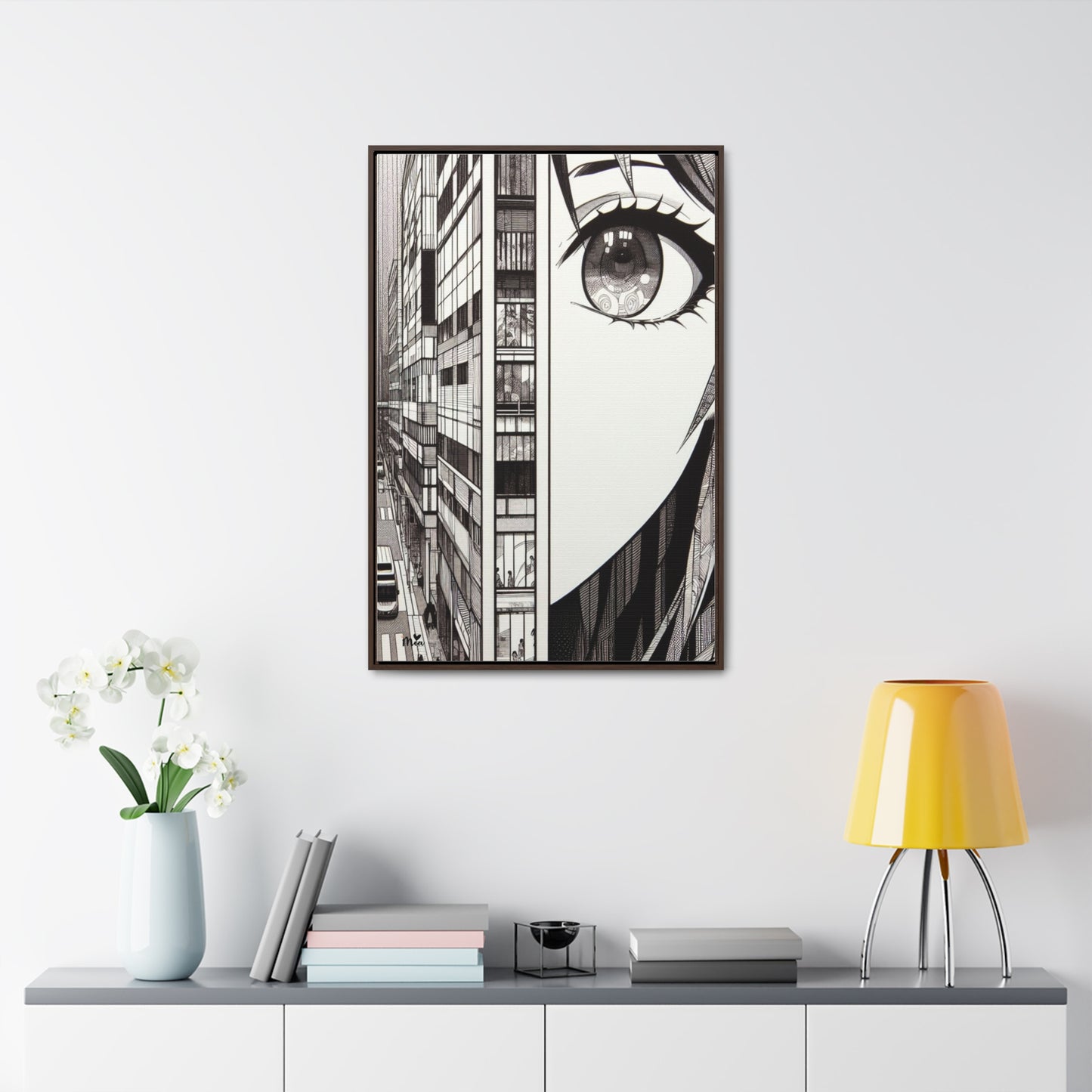 Mia Gallery Canvas Wraps, Vertical Frame