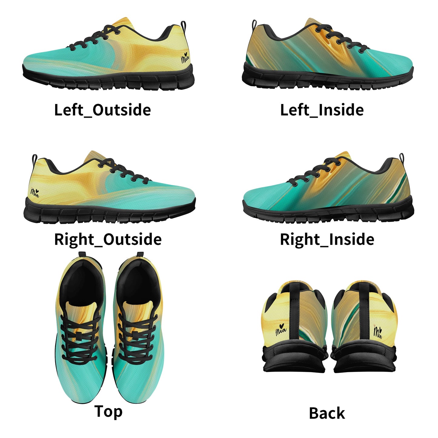 Mia Collection Womens EVA Mesh Running Shoes