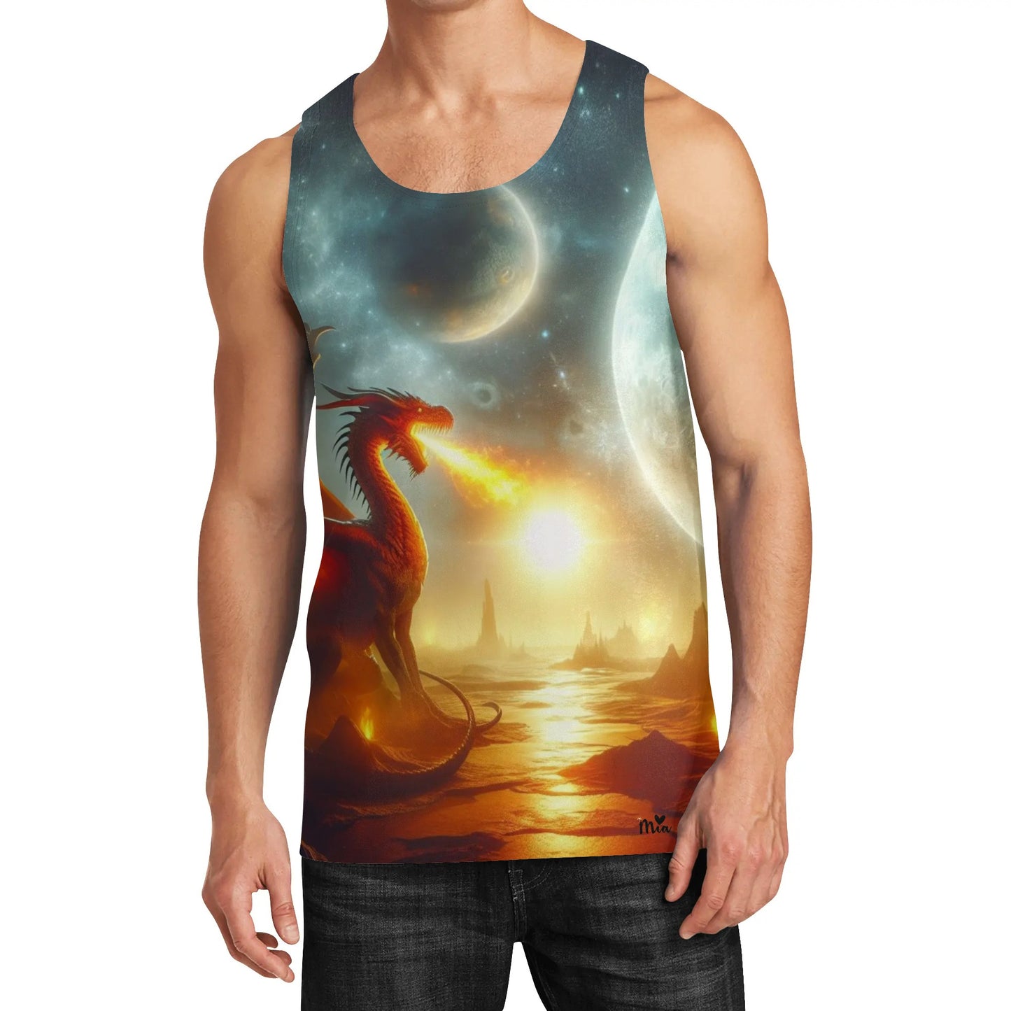 Mia Collection Mens Sleeveless Tank Top