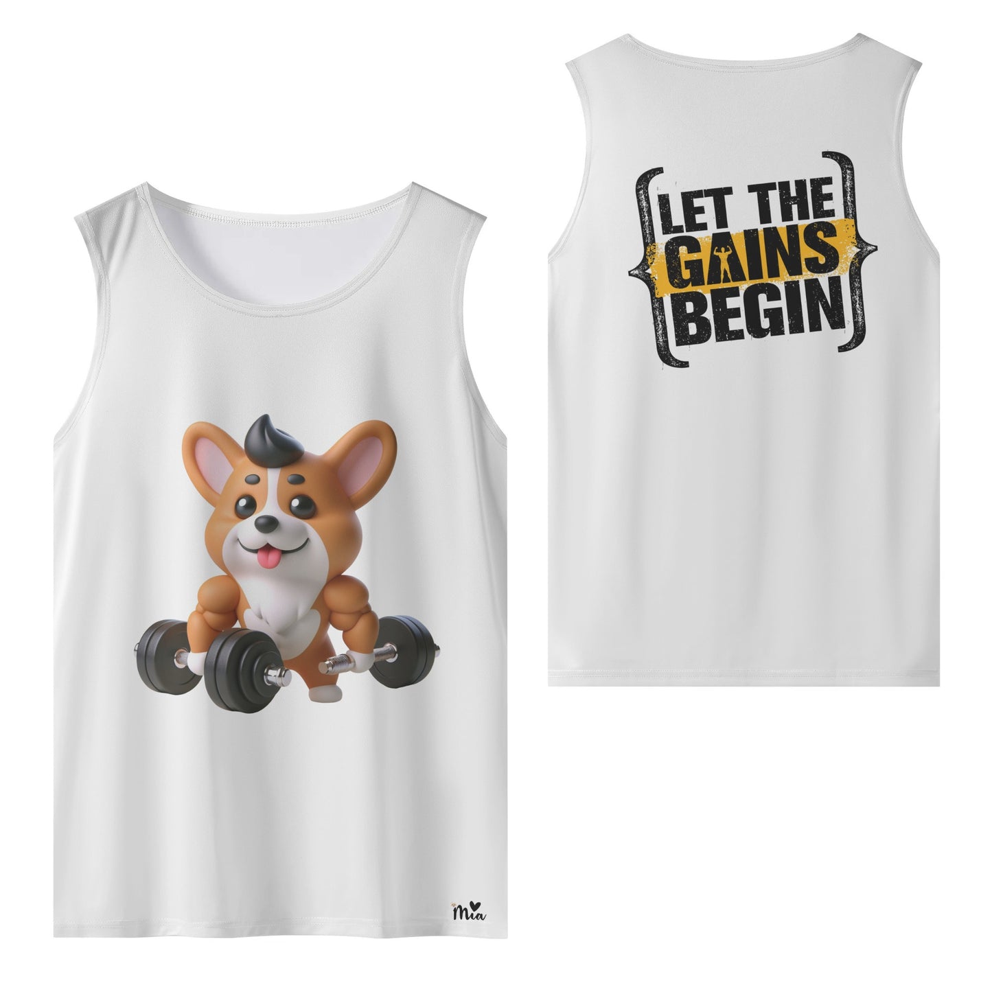 Mia Collection Mens Sleeveless Tank Top