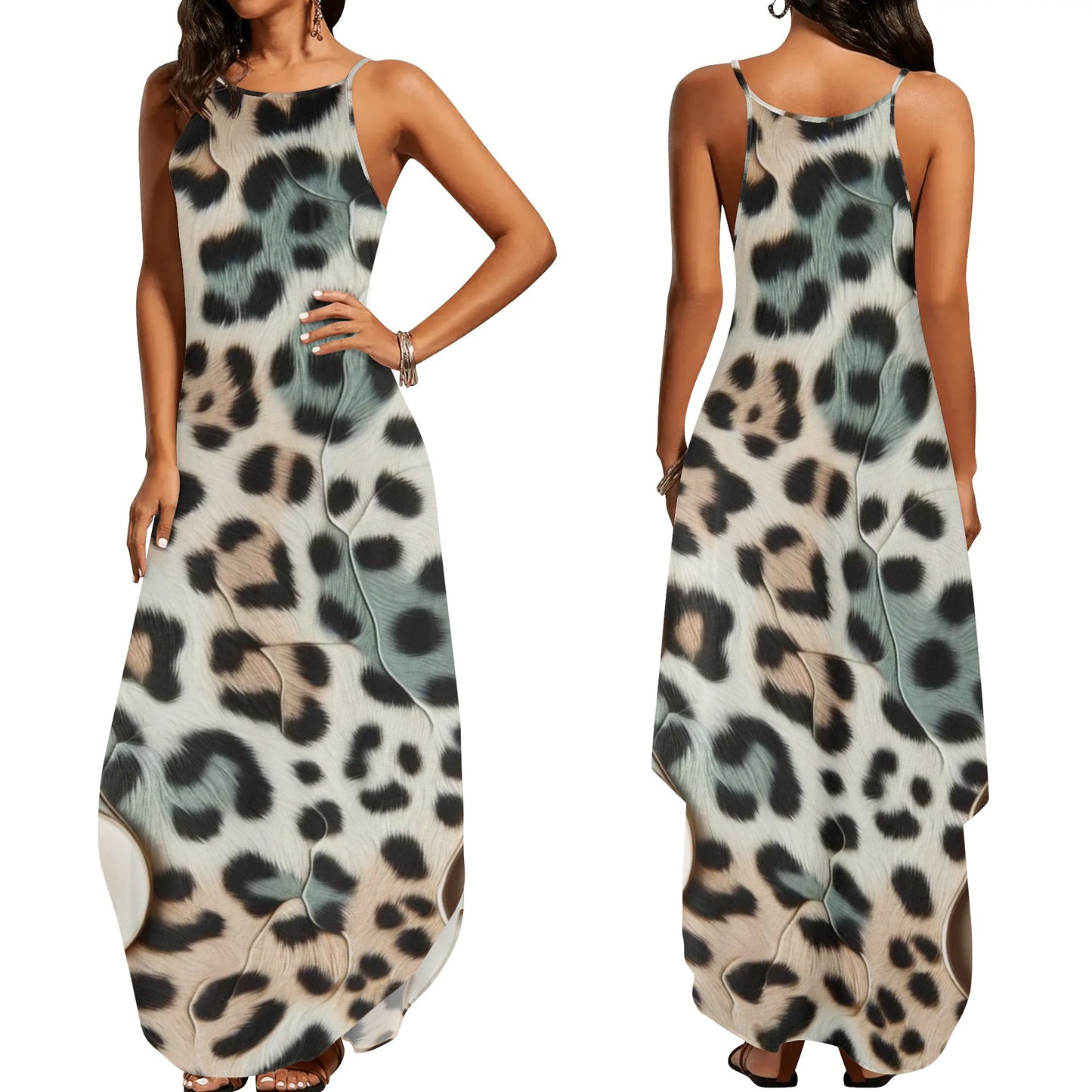 Womens Elegant Sleeveless Evening Dress by Mia