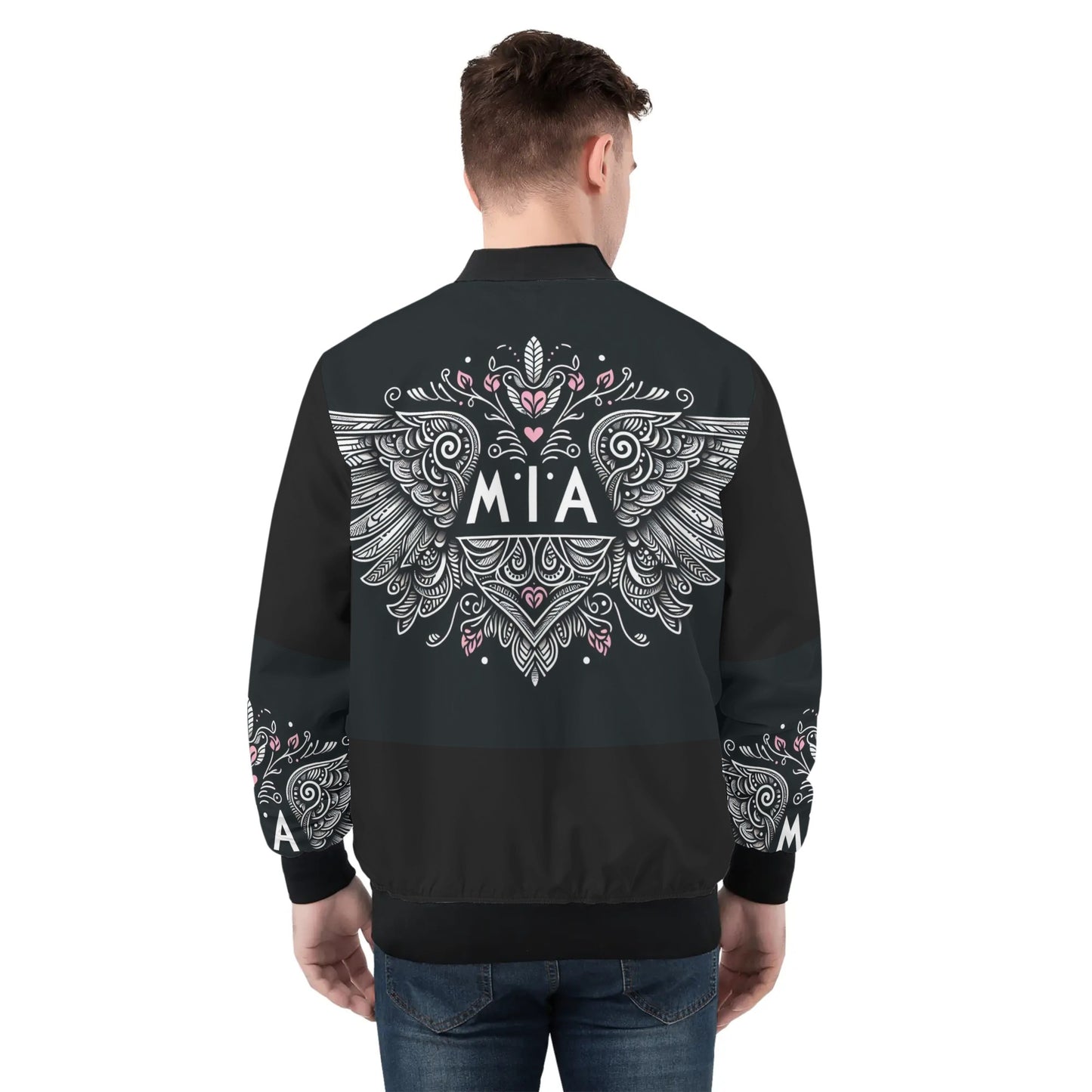 Mens Zip Bomber Jacket by Mia