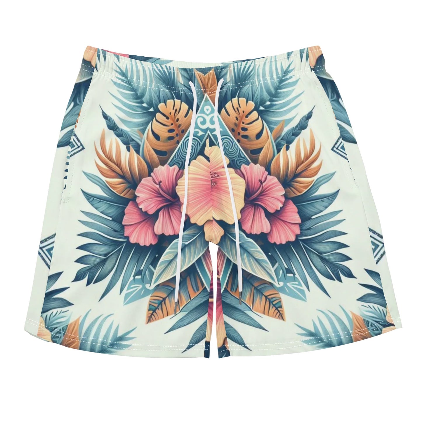 Mens Hawaiian Short Sleeve Shirt and Shorts Set by Mia