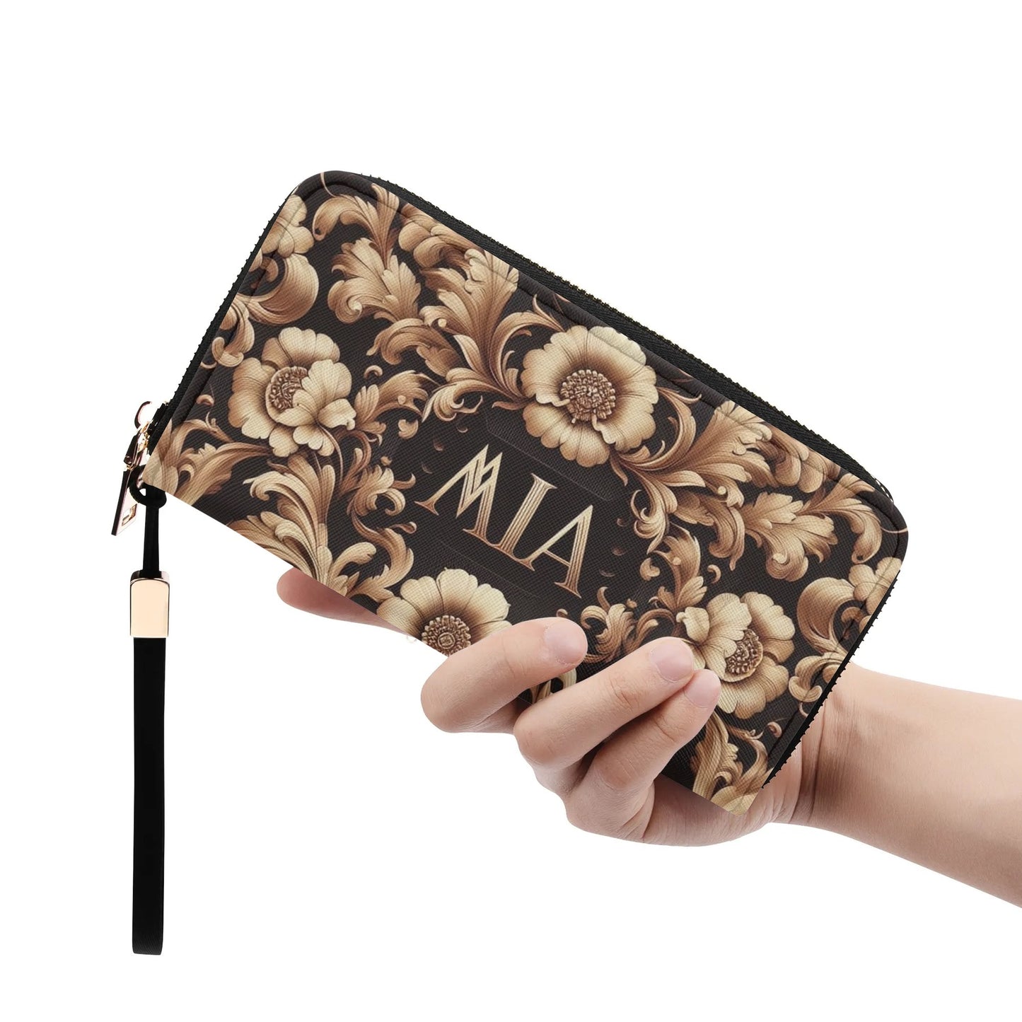 Leather Wristlet Wallet by Mia