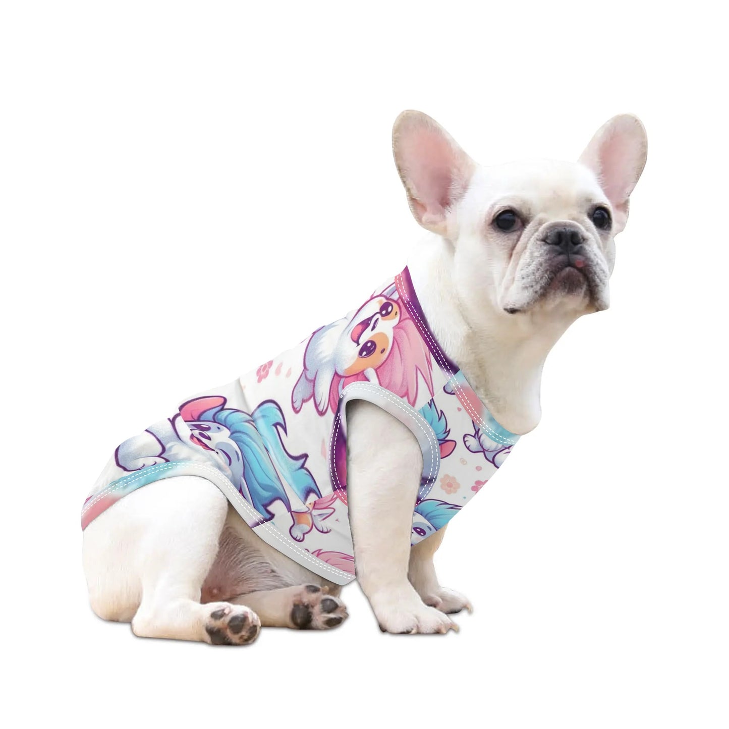 Animal Print Pet Shirt Clothing for Small Medium Dogs Cats