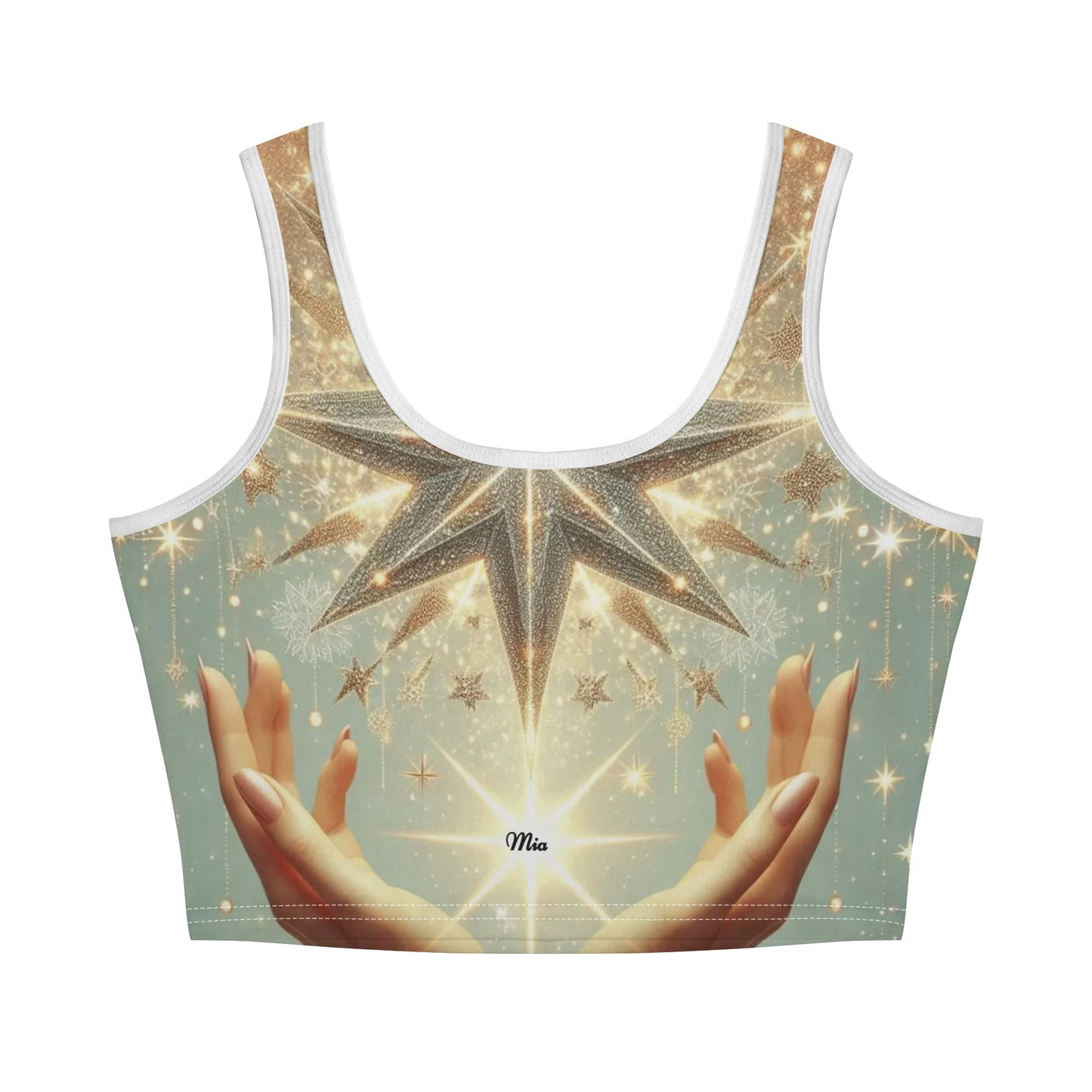 Mia for Her Casual Stretch Crop Tops for Summer
