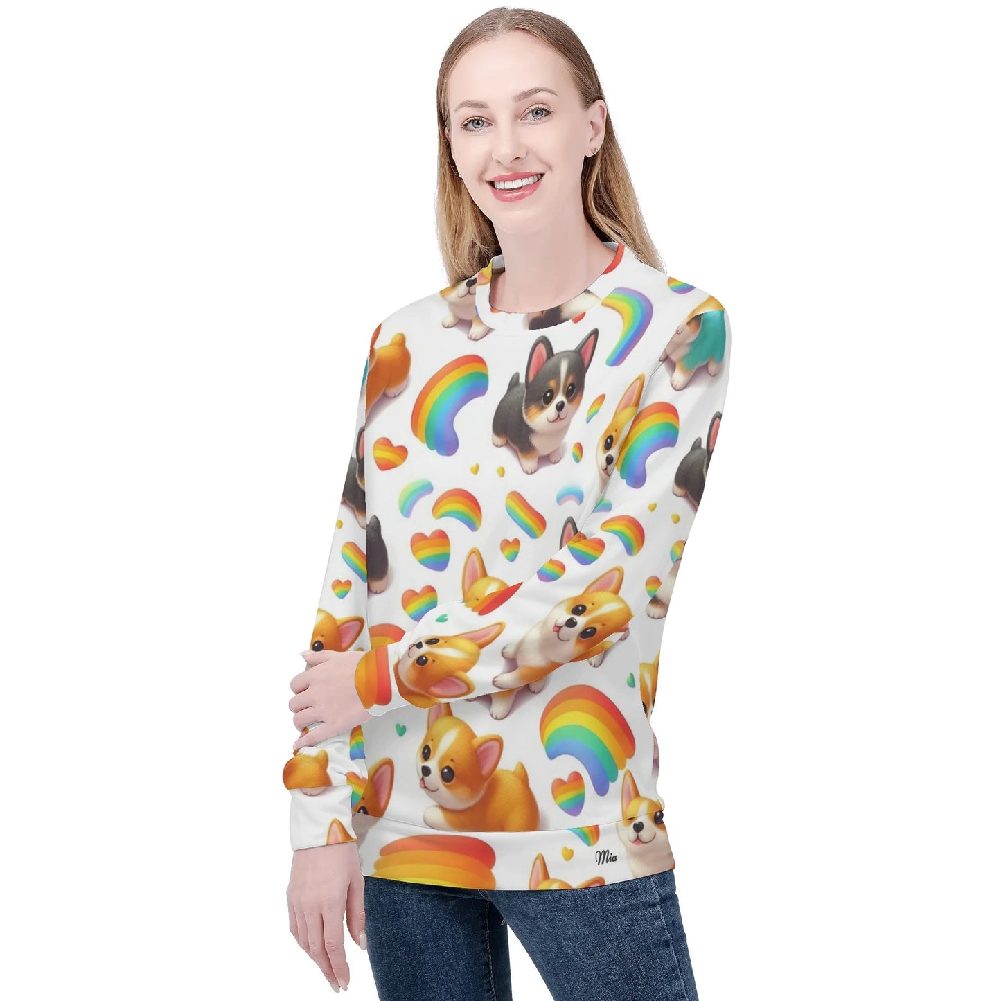 Mia for Her Crew Neck Streetwear Sweatshirt