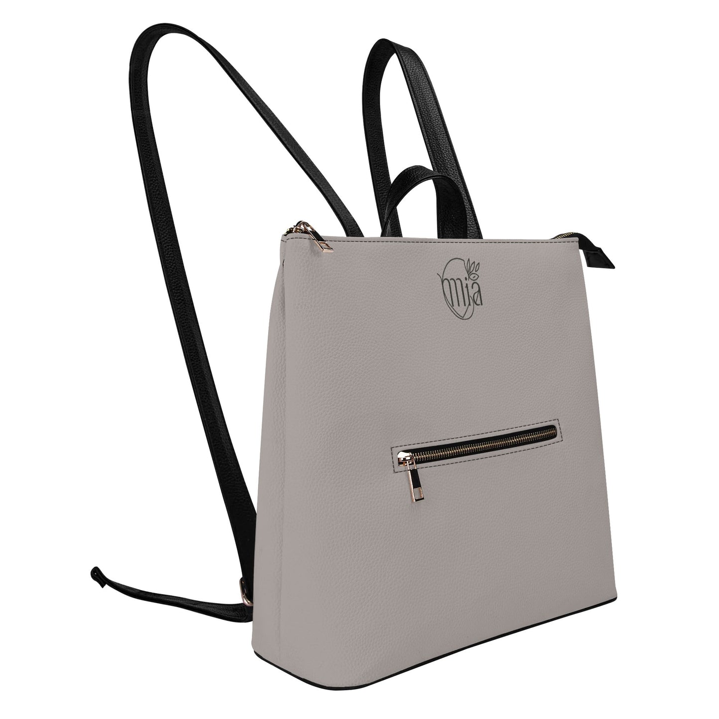 Womens PU Leather Leisure Backpack College School Daypack Top-Handle Handbag