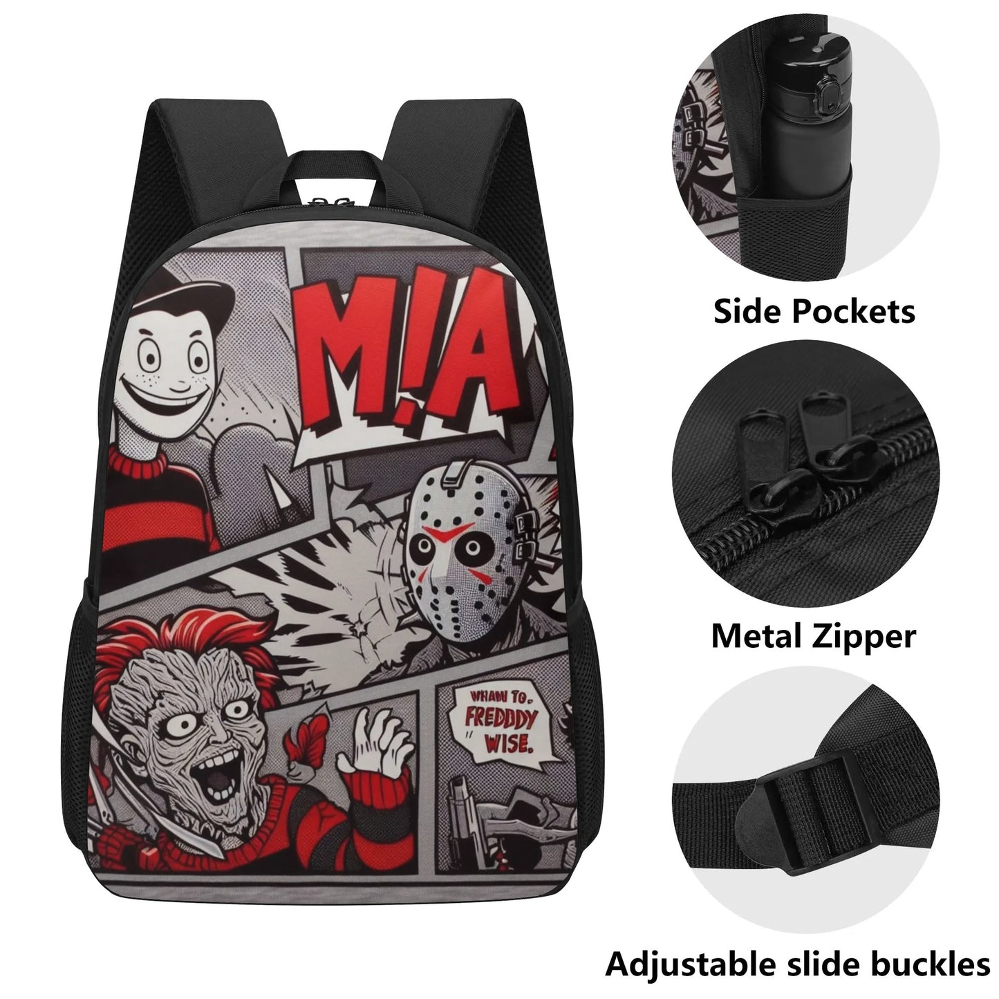 Versatile 17-inch School & Travel Backpack by Mia
