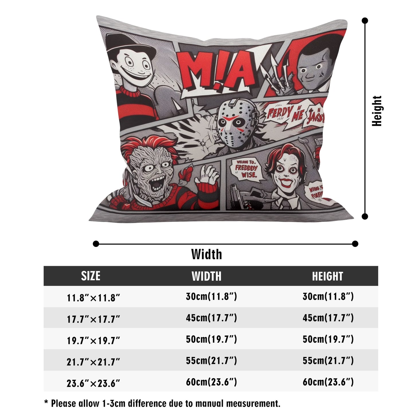 Mias Double Sided Pillow Covers