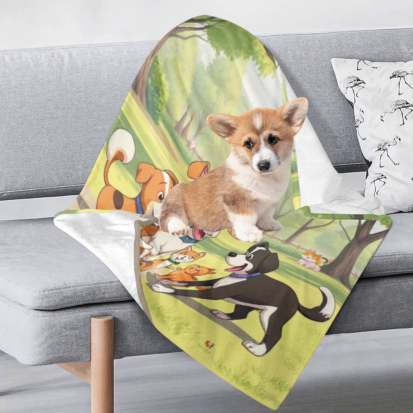 Mia Flanner Blanket for pets