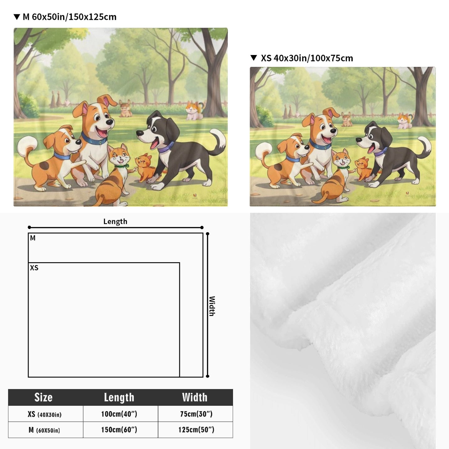 Mia Flanner Blanket for pets
