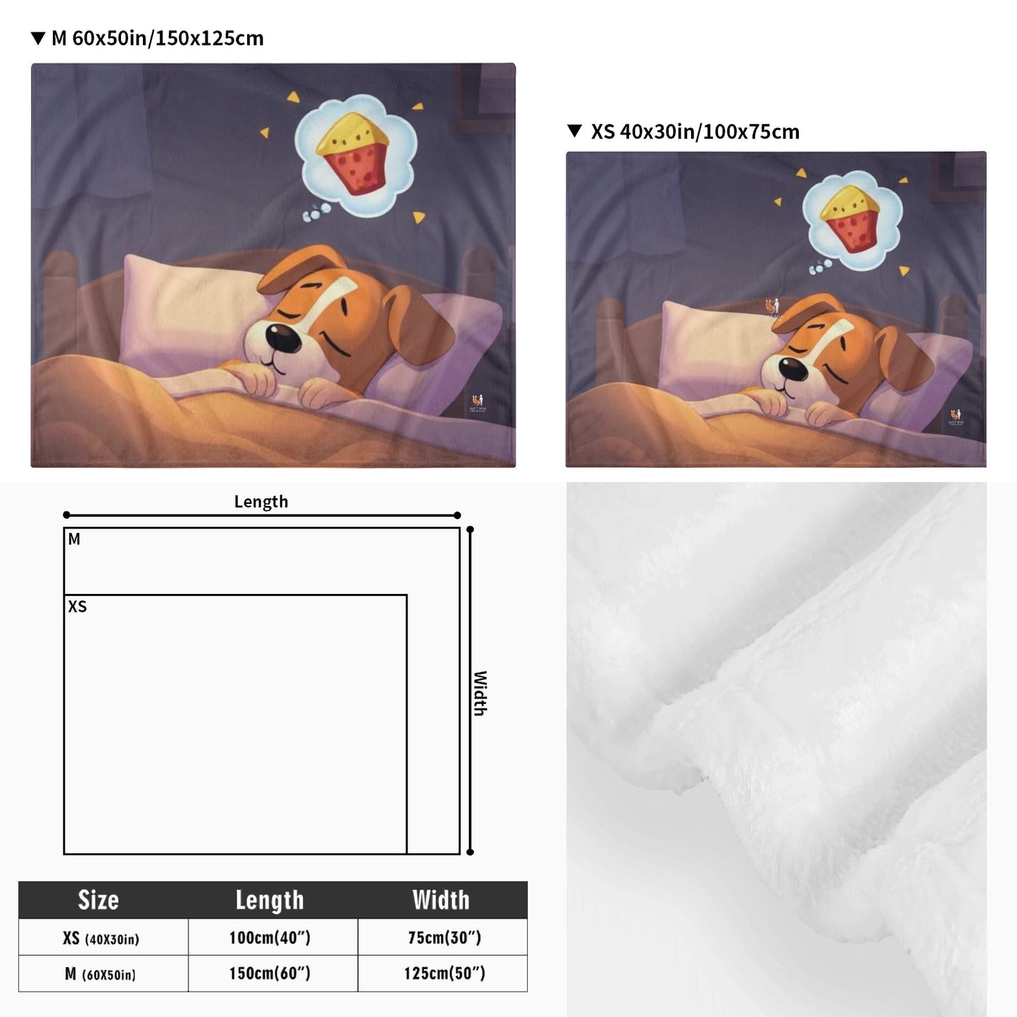 Mia Flanner Blanket for pets