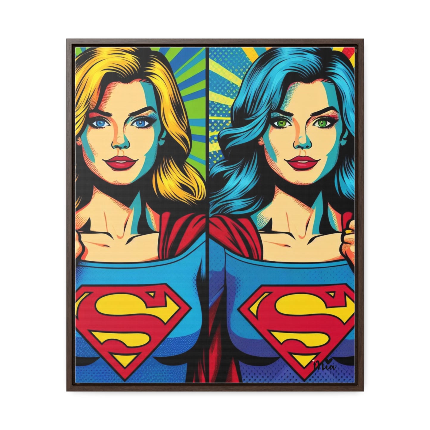 Mia Gallery Canvas Wraps, Vertical Frame