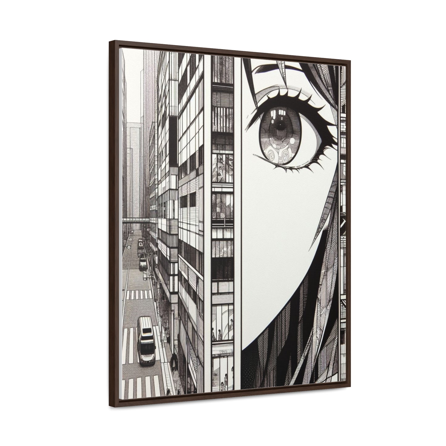 Mia Gallery Canvas Wraps, Vertical Frame