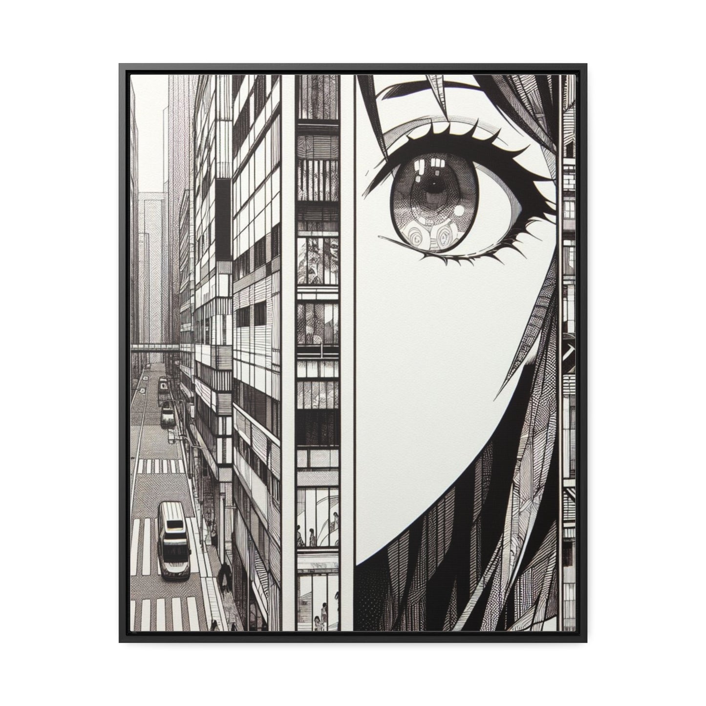 Mia Gallery Canvas Wraps, Vertical Frame