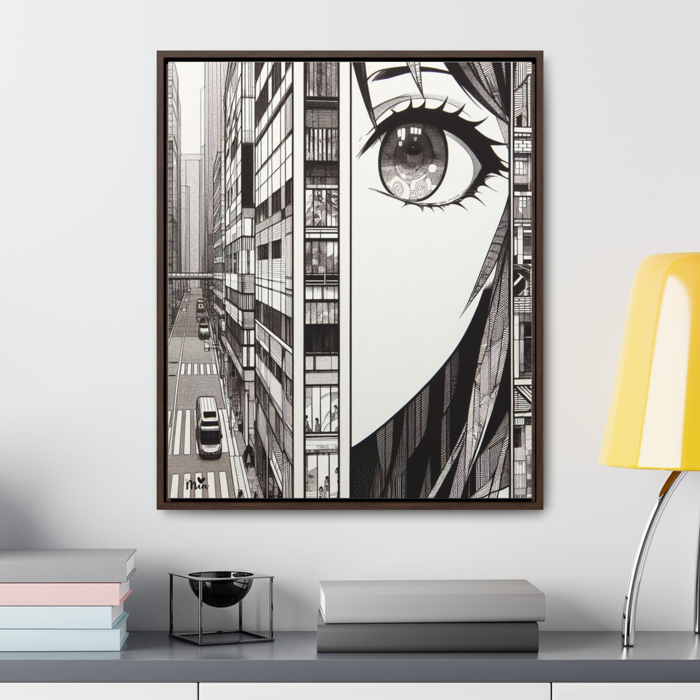 Mia Gallery Canvas Wraps, Vertical Frame