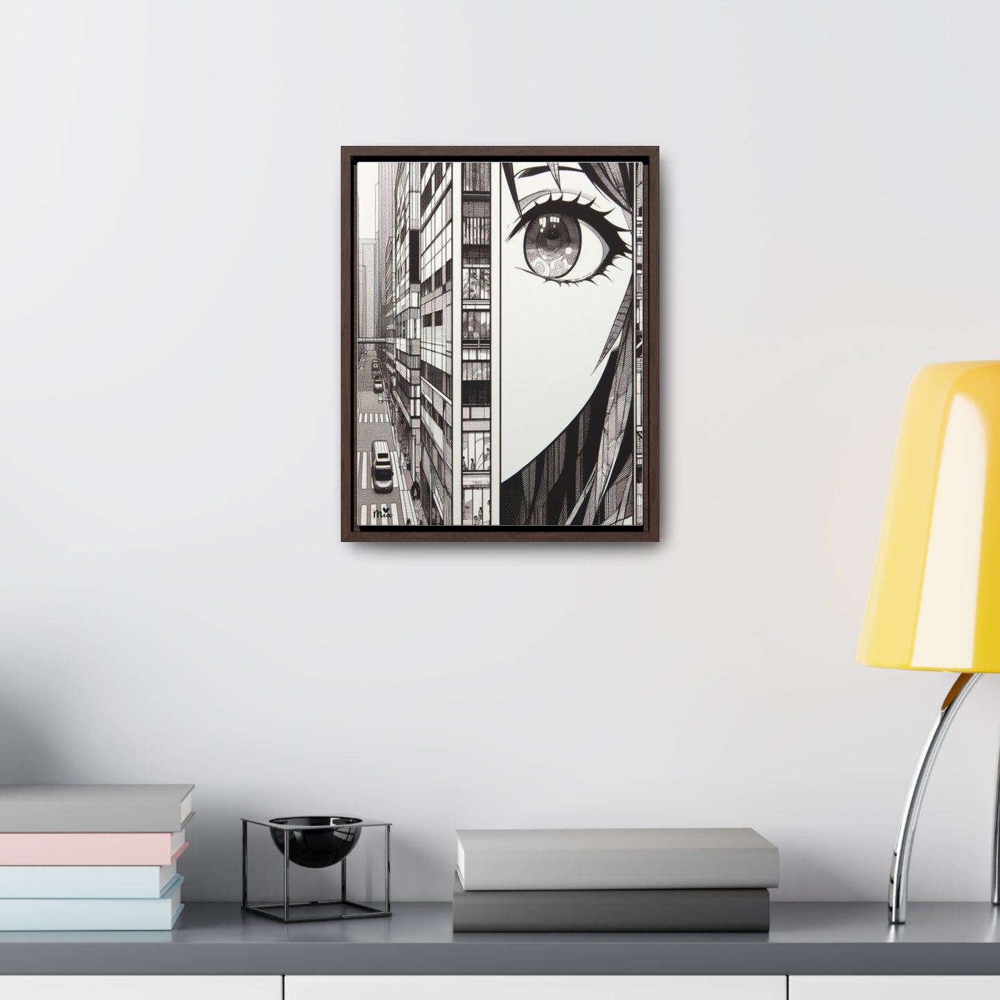 Mia Gallery Canvas Wraps, Vertical Frame