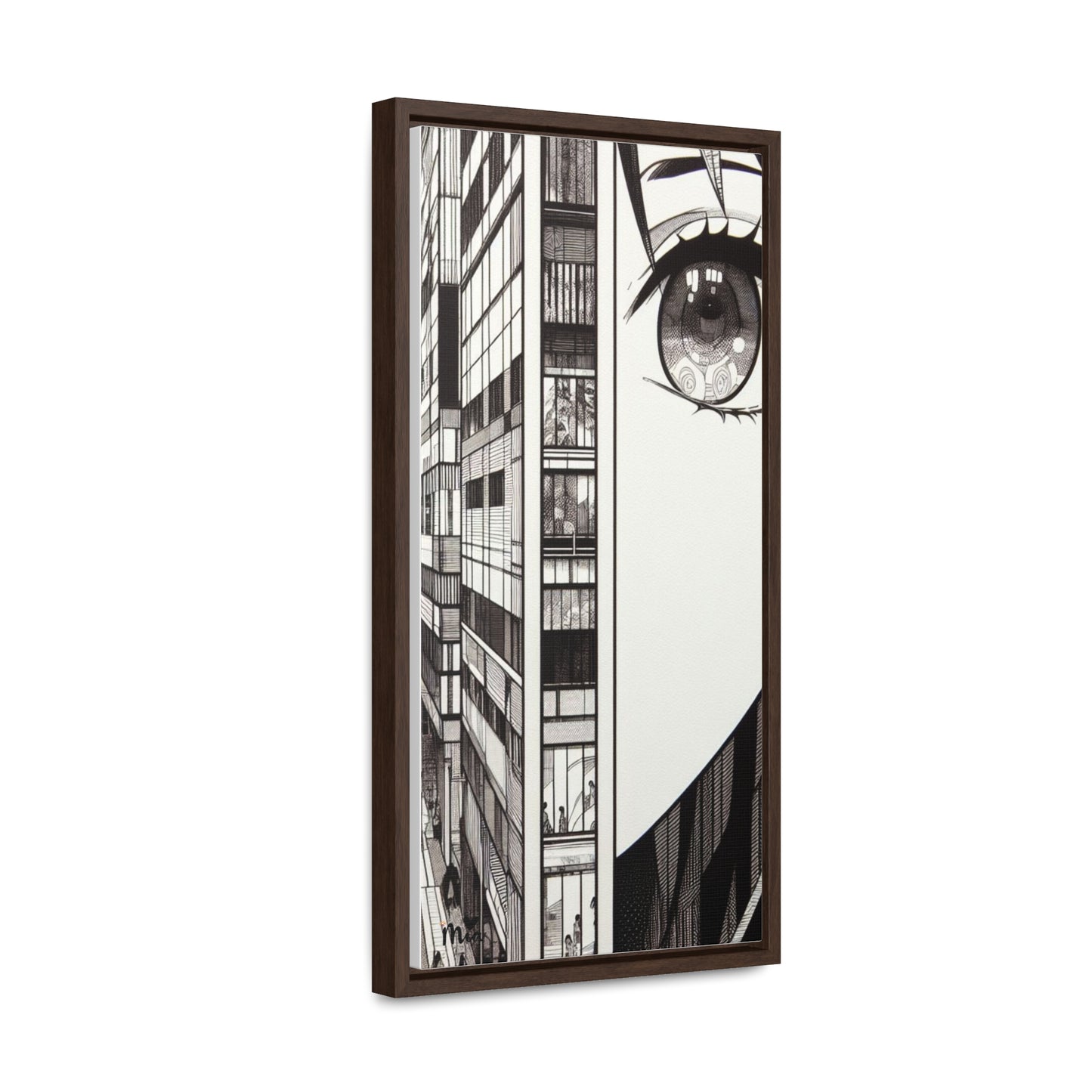Mia Gallery Canvas Wraps, Vertical Frame