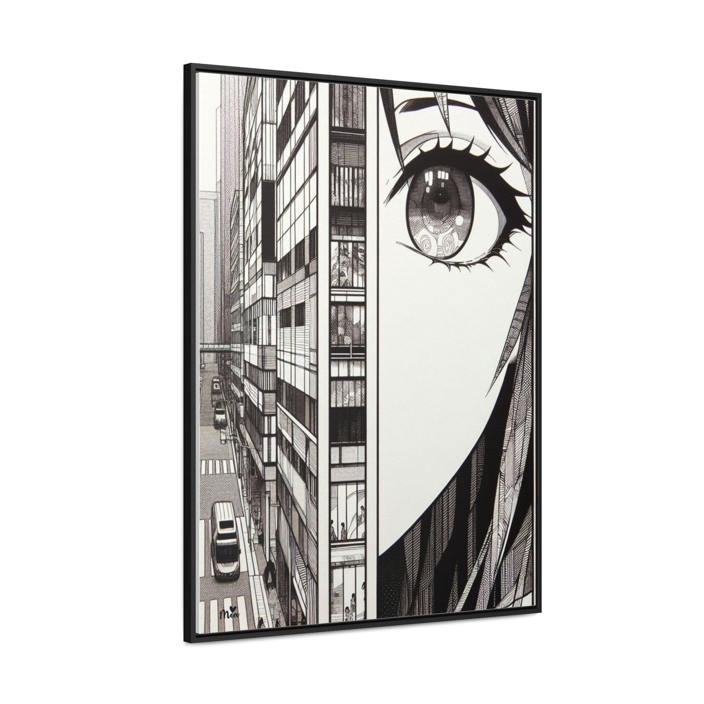 Mia Gallery Canvas Wraps, Vertical Frame