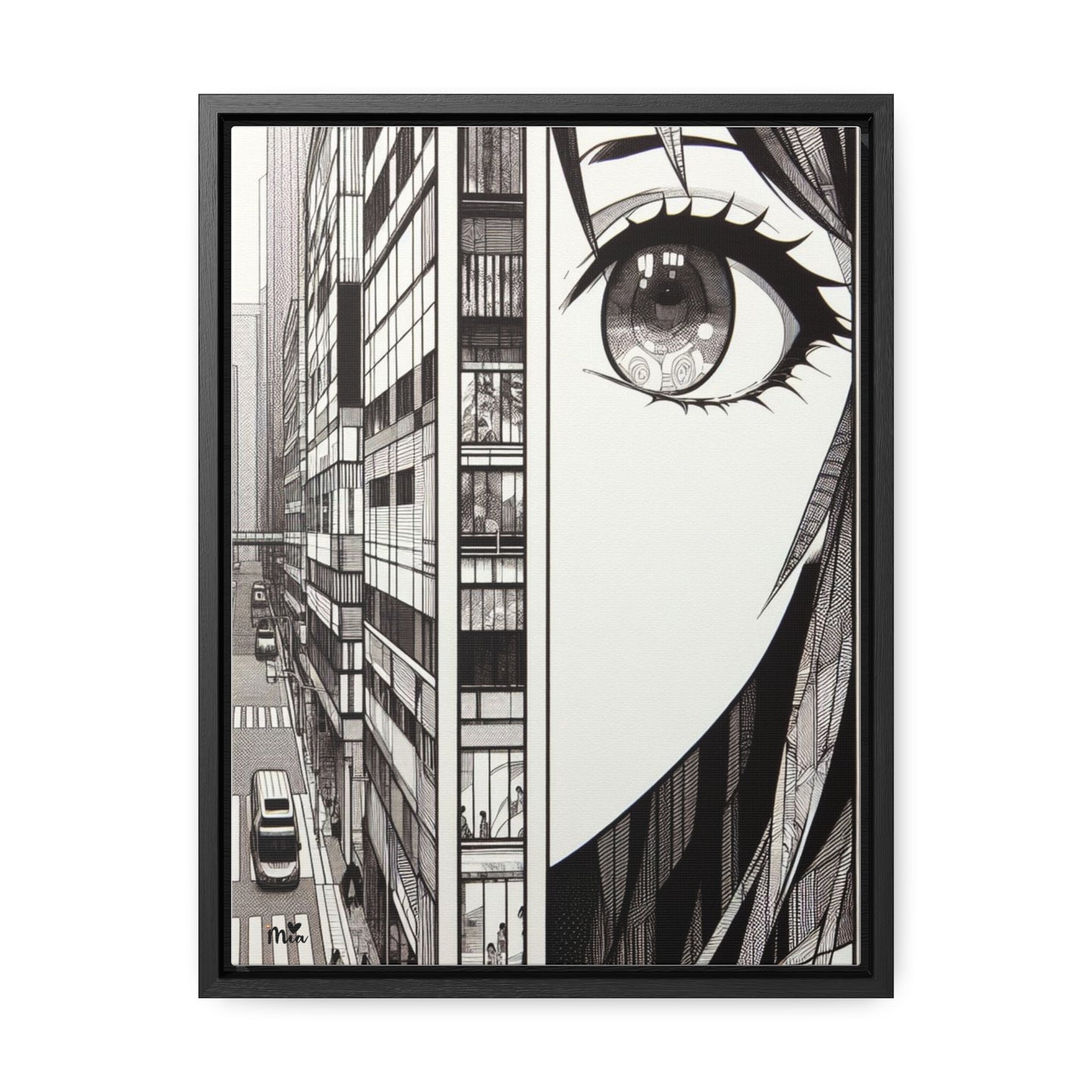 Mia Gallery Canvas Wraps, Vertical Frame