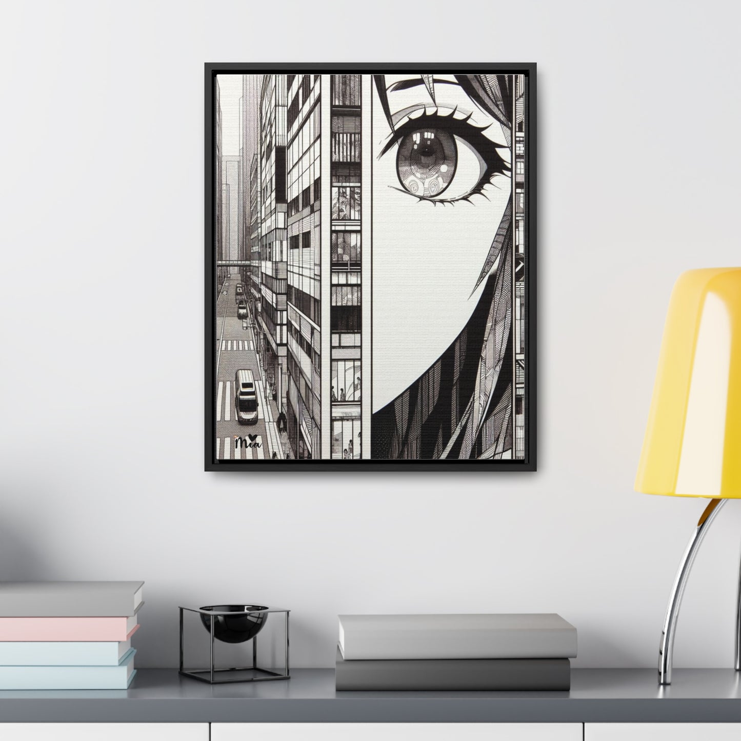 Mia Gallery Canvas Wraps, Vertical Frame