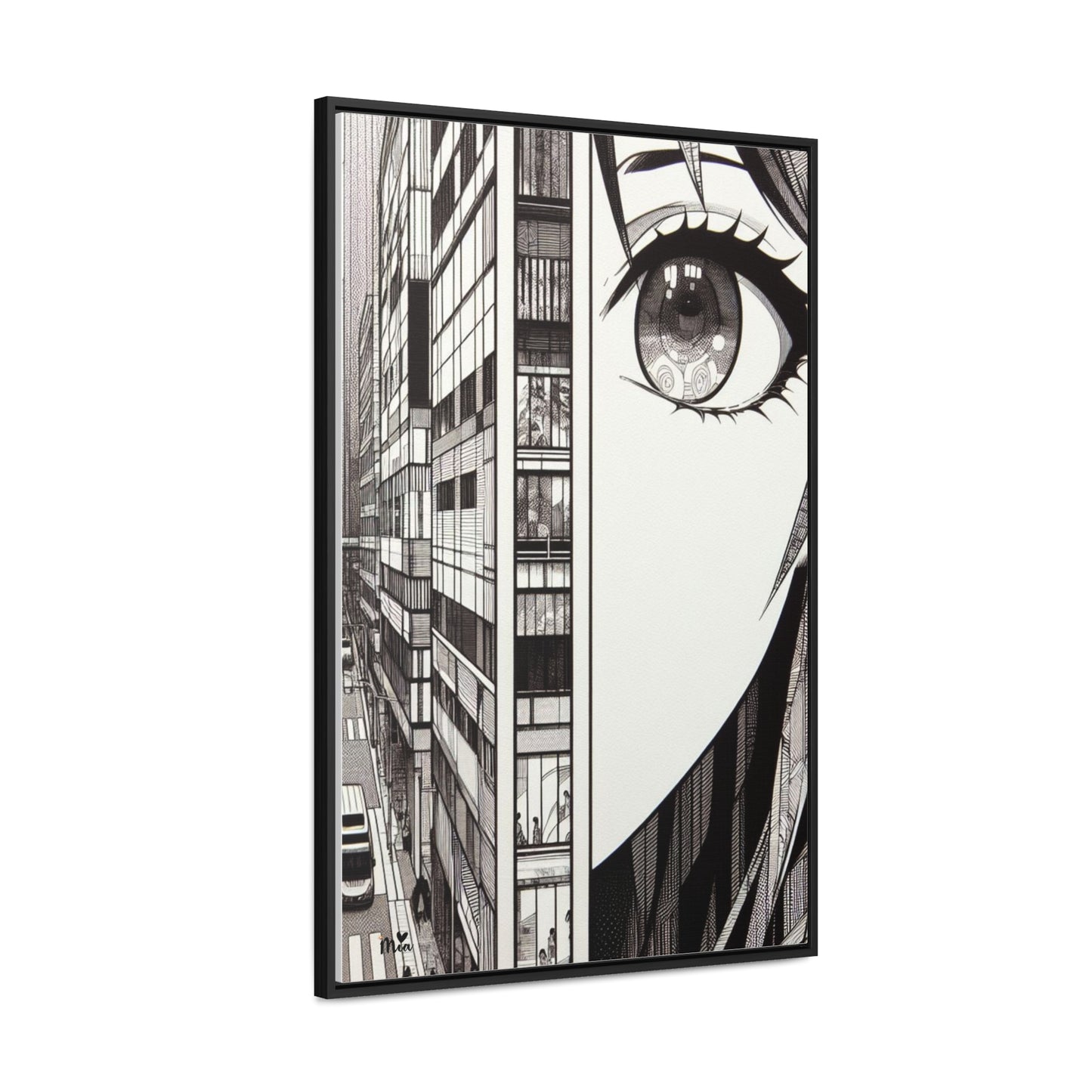 Mia Gallery Canvas Wraps, Vertical Frame