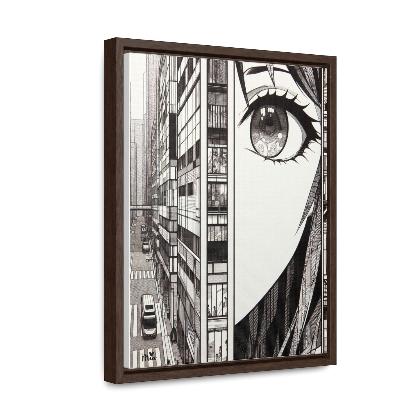 Mia Gallery Canvas Wraps, Vertical Frame