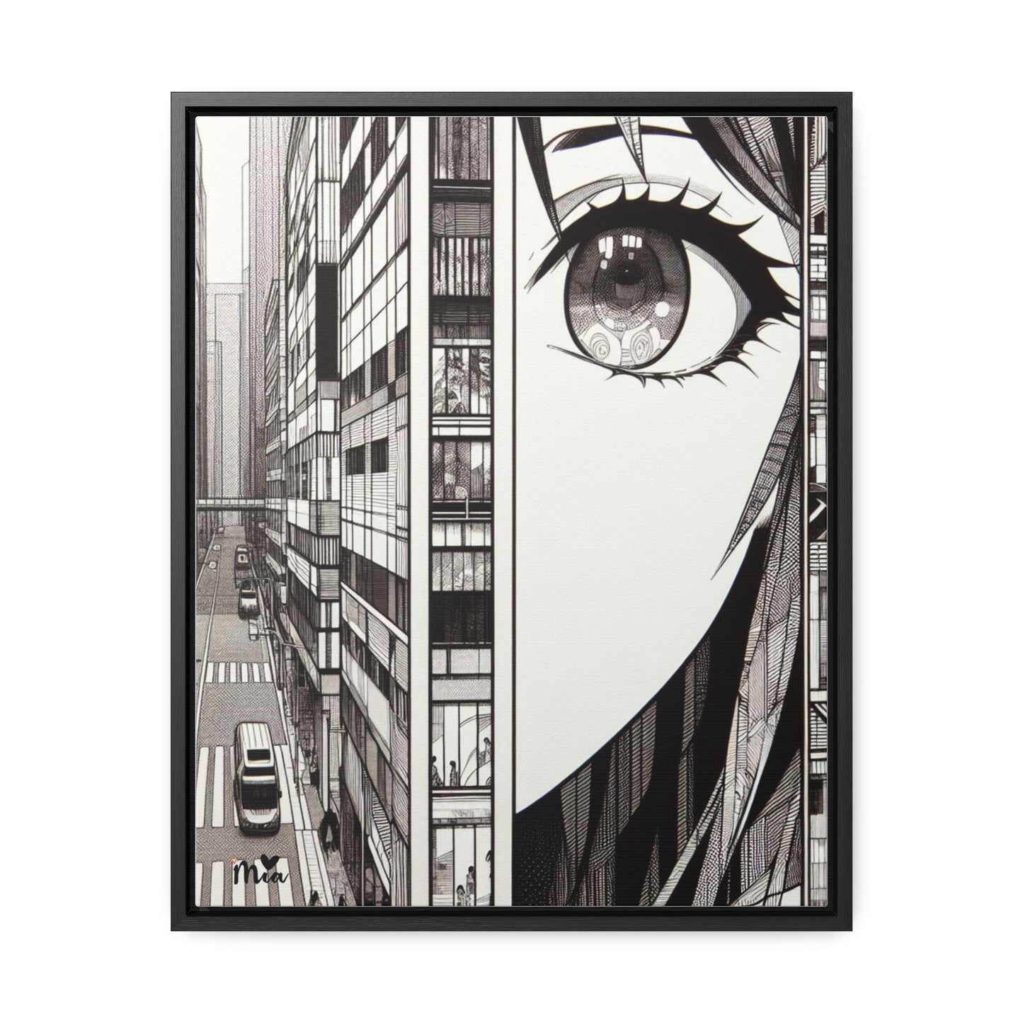 Mia Gallery Canvas Wraps, Vertical Frame