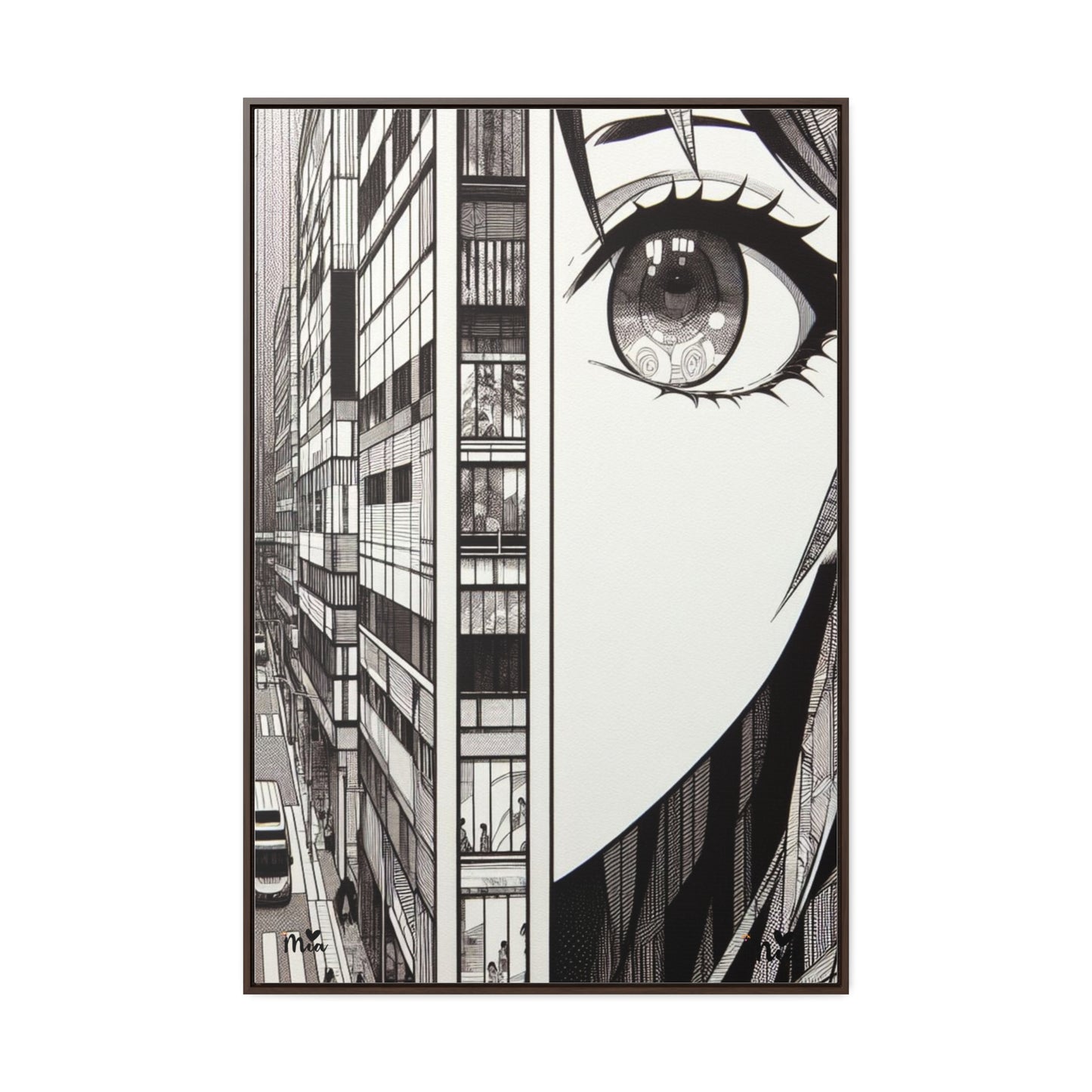 Mia Gallery Canvas Wraps, Vertical Frame