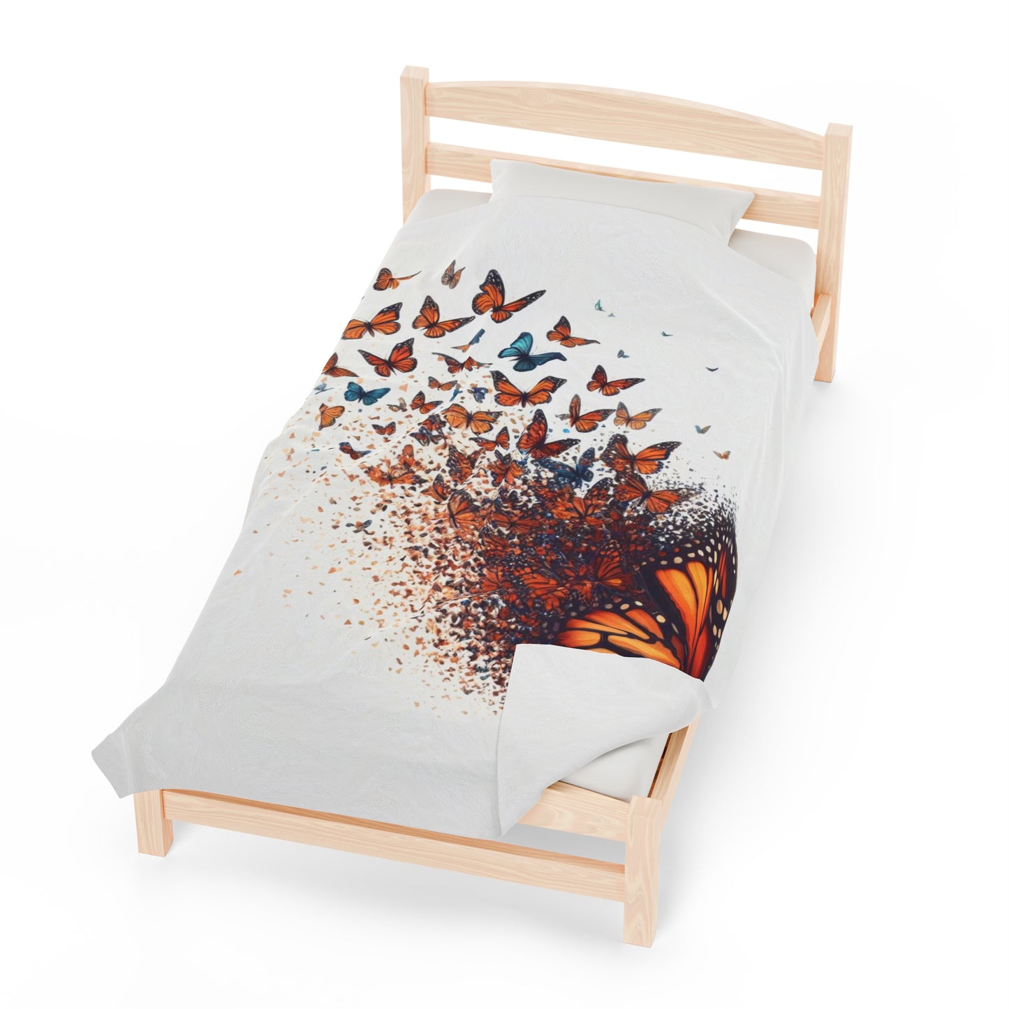 Mia Collection Velveteen Plush Blanket