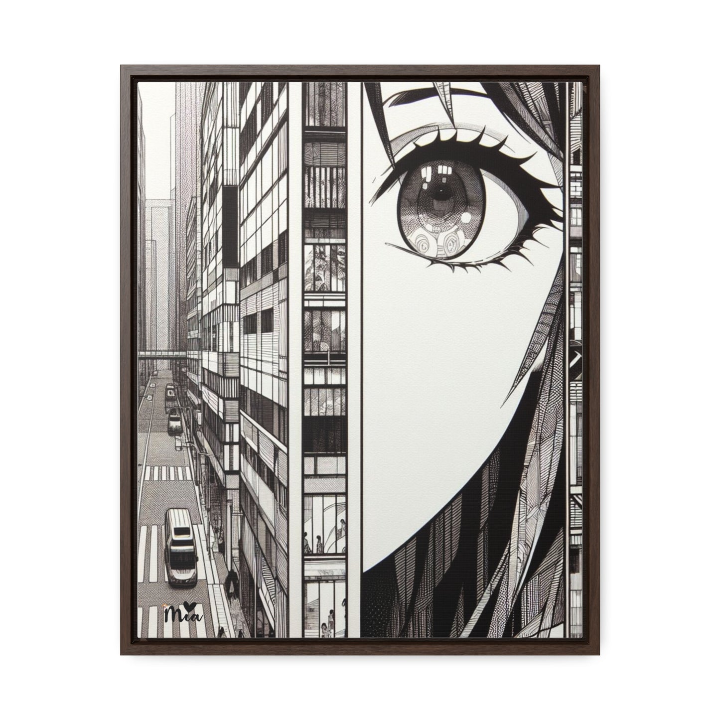 Mia Gallery Canvas Wraps, Vertical Frame