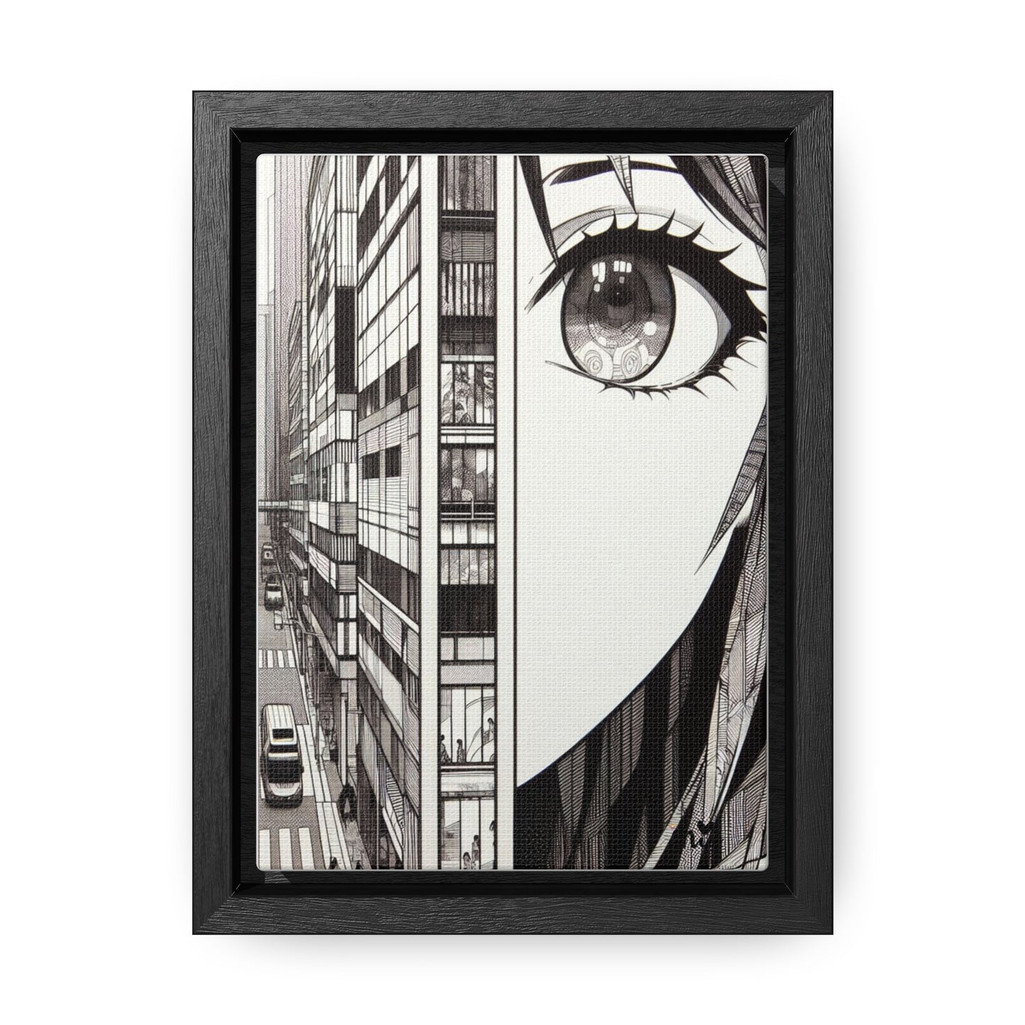Mia Gallery Canvas Wraps, Vertical Frame