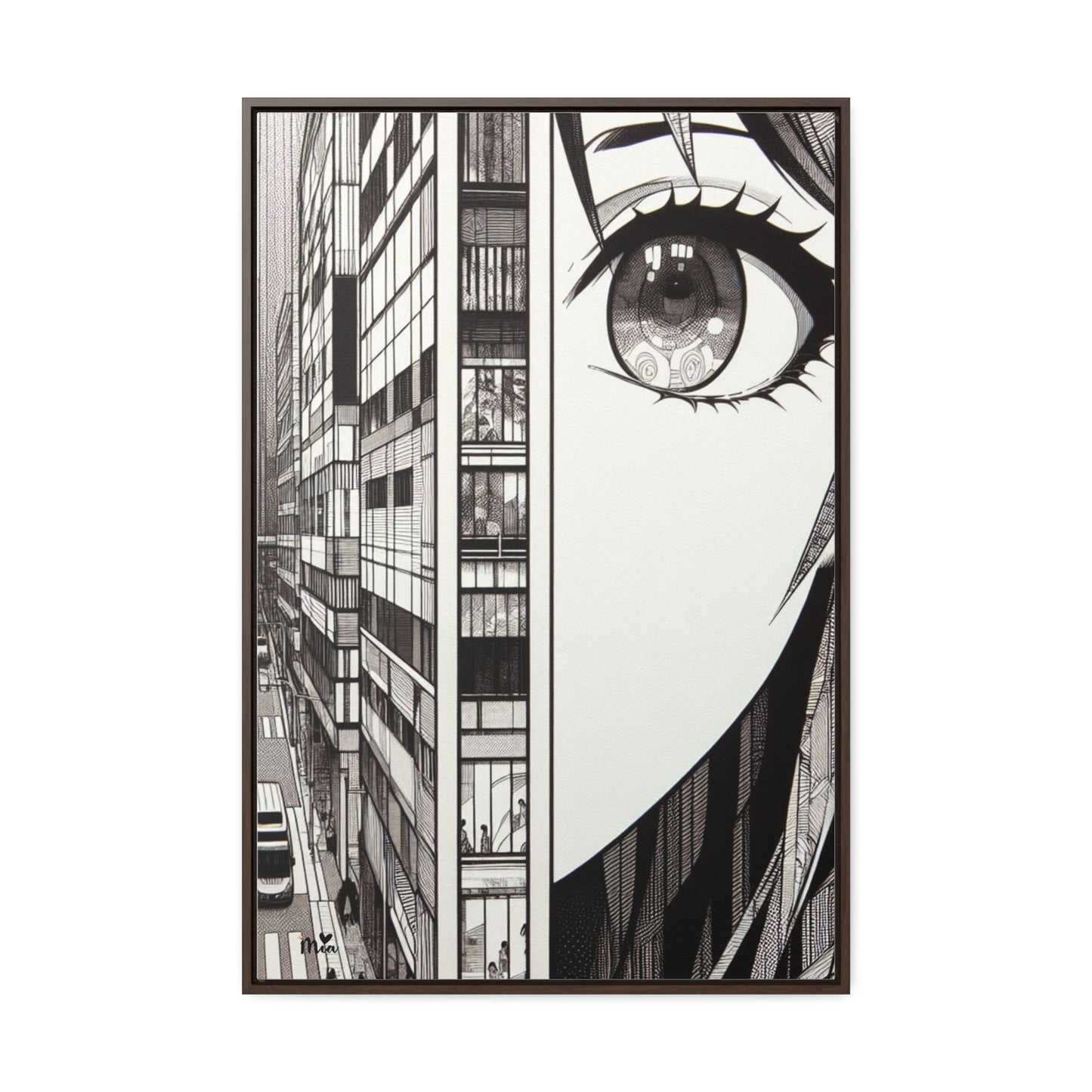 Mia Gallery Canvas Wraps, Vertical Frame