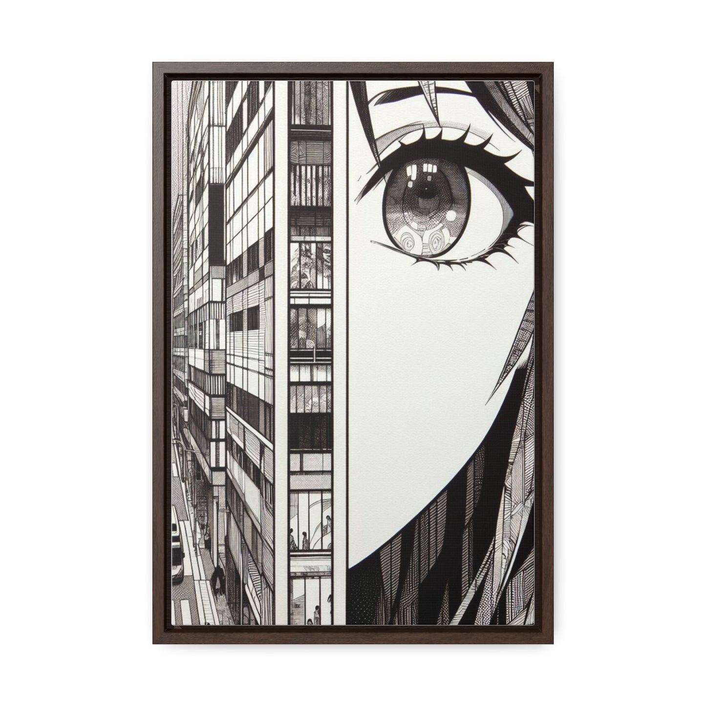 Mia Gallery Canvas Wraps, Vertical Frame