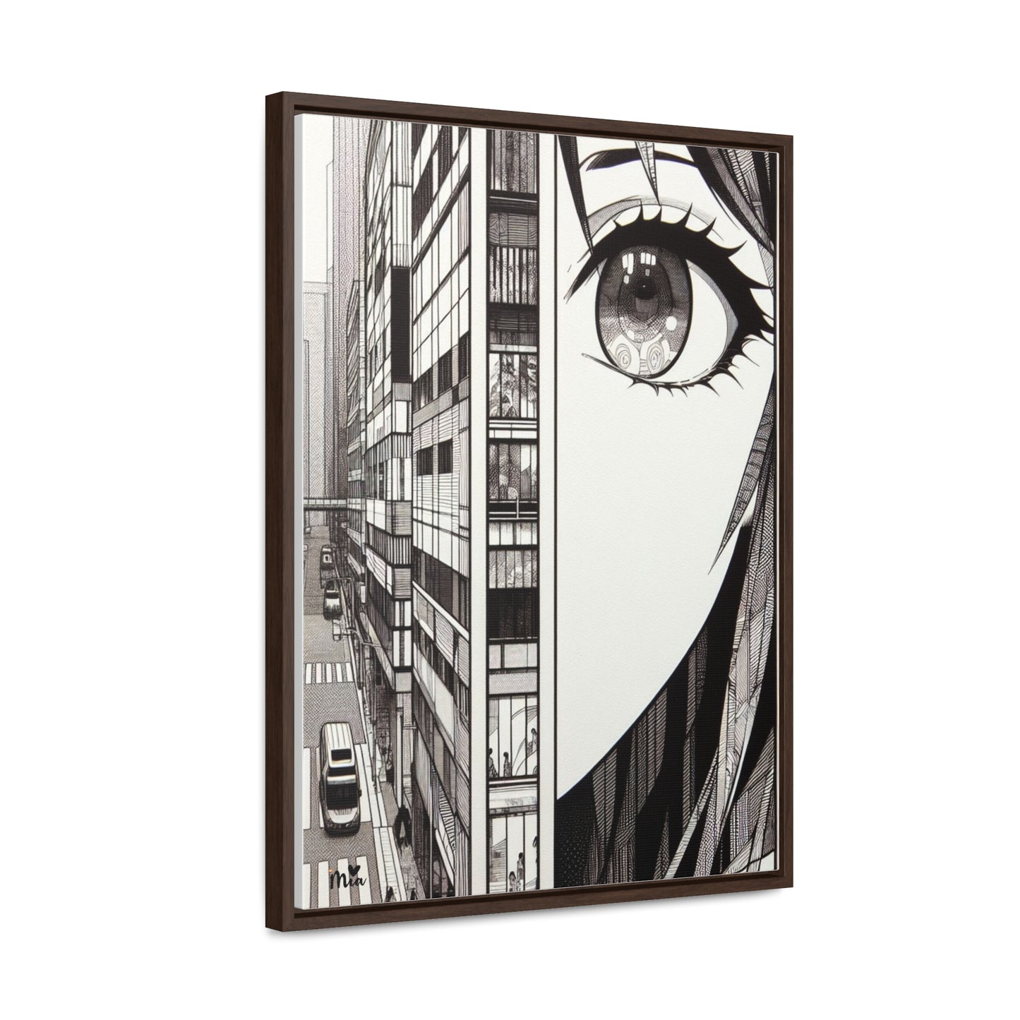Mia Gallery Canvas Wraps, Vertical Frame