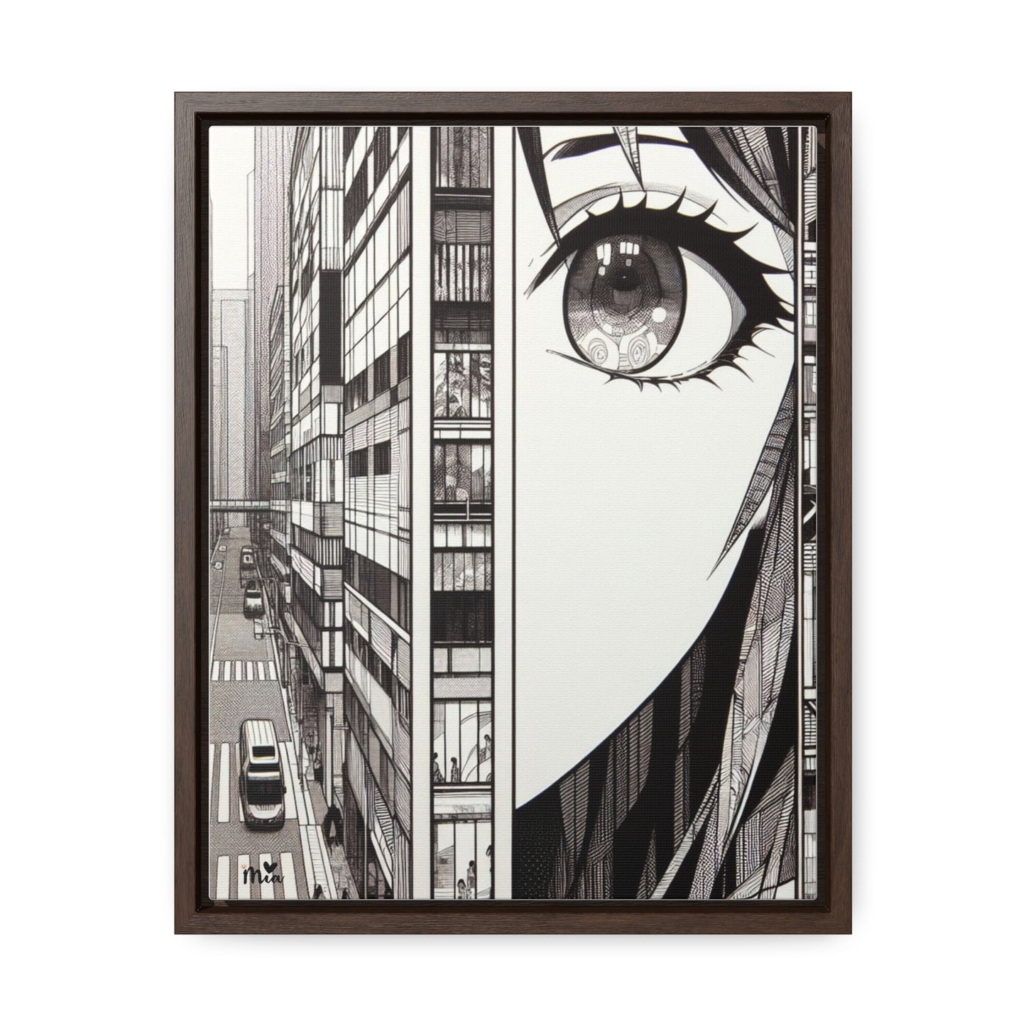 Mia Gallery Canvas Wraps, Vertical Frame