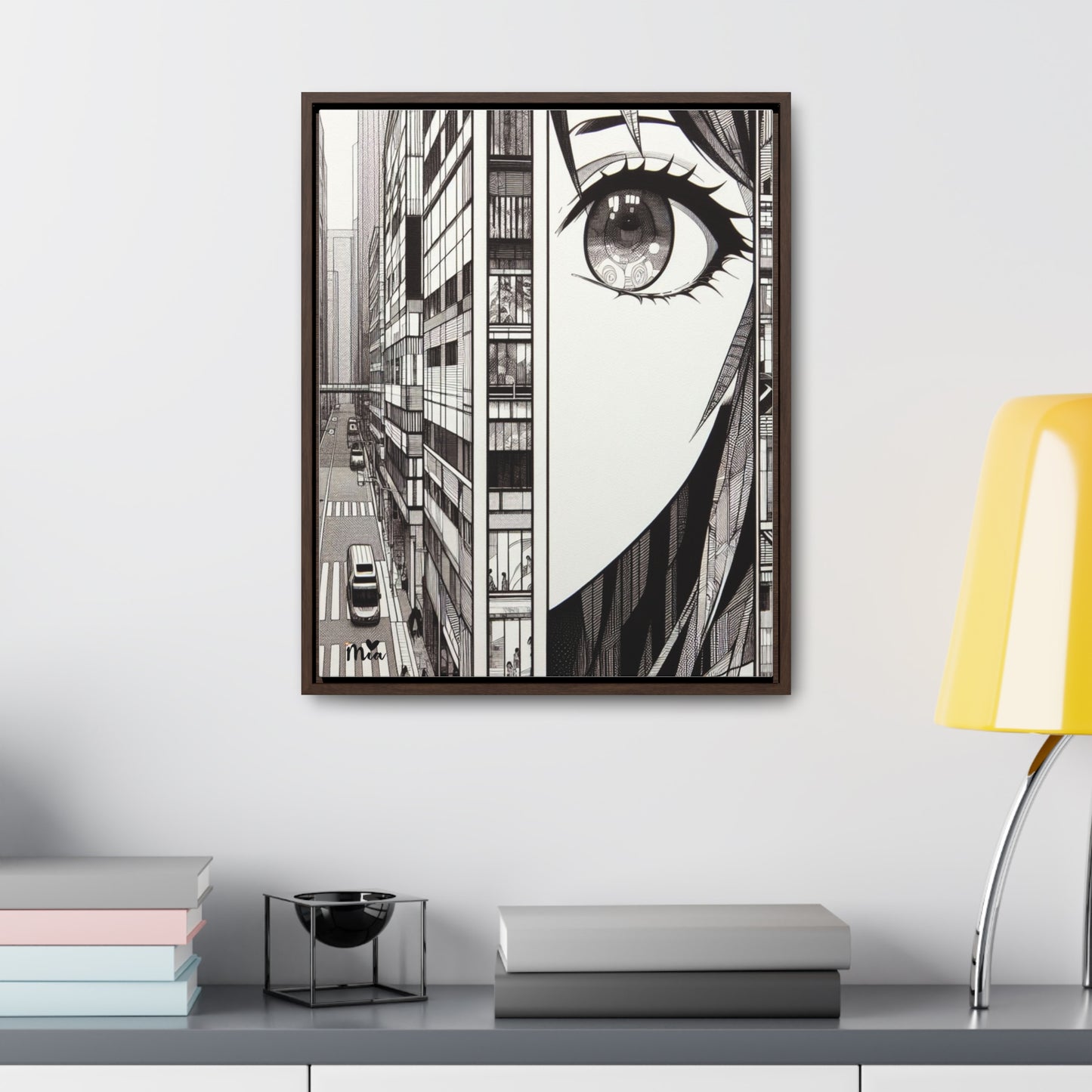Mia Gallery Canvas Wraps, Vertical Frame