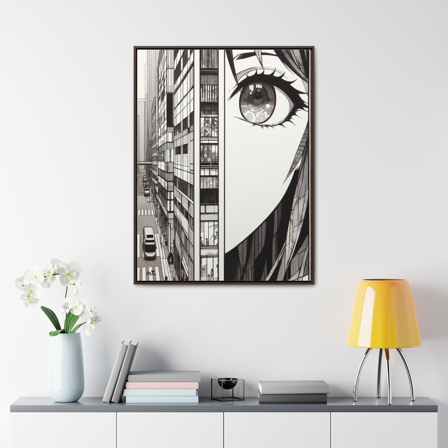 Mia Gallery Canvas Wraps, Vertical Frame